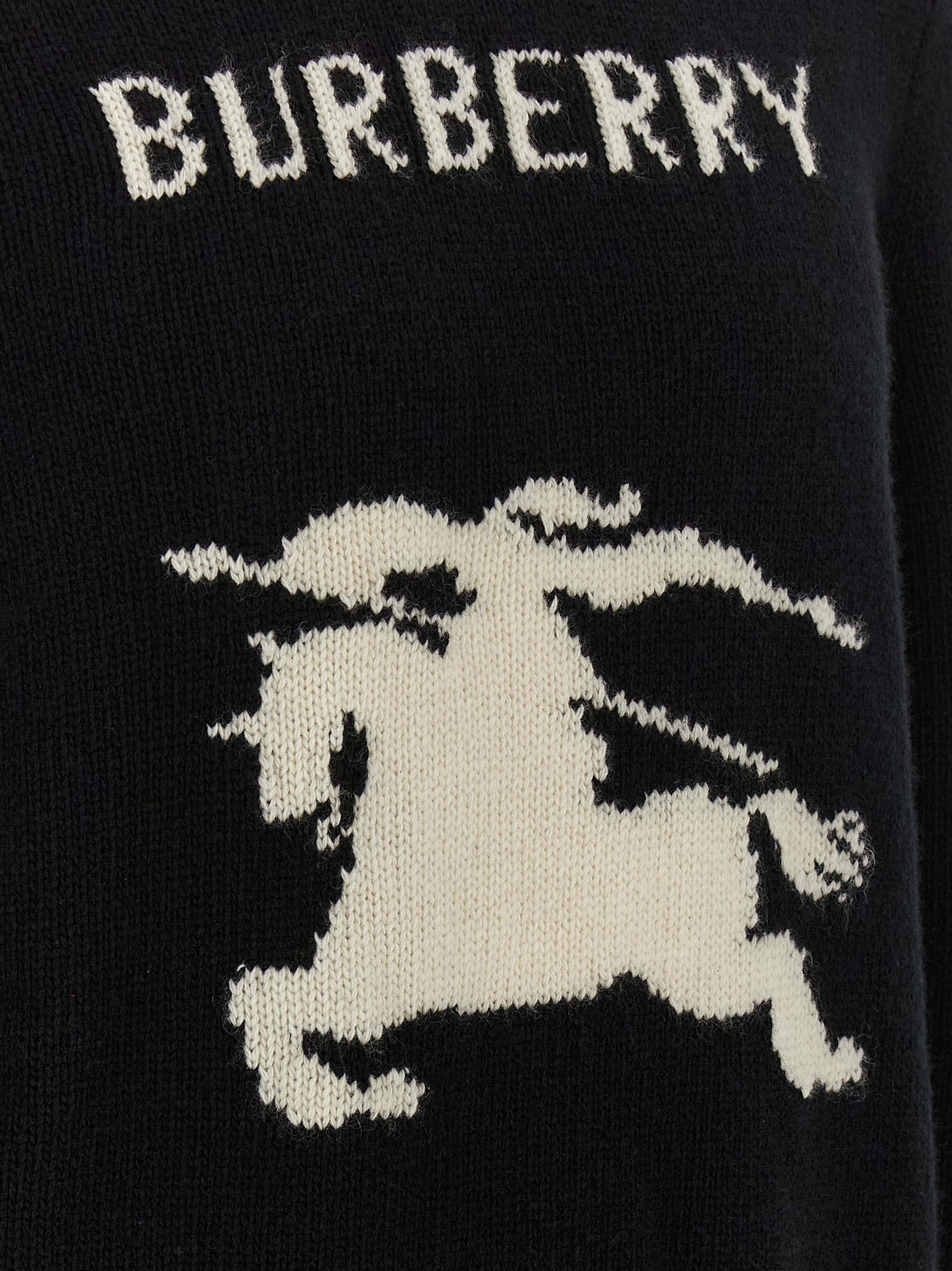 Burberry Black Wool Men's Cardigan