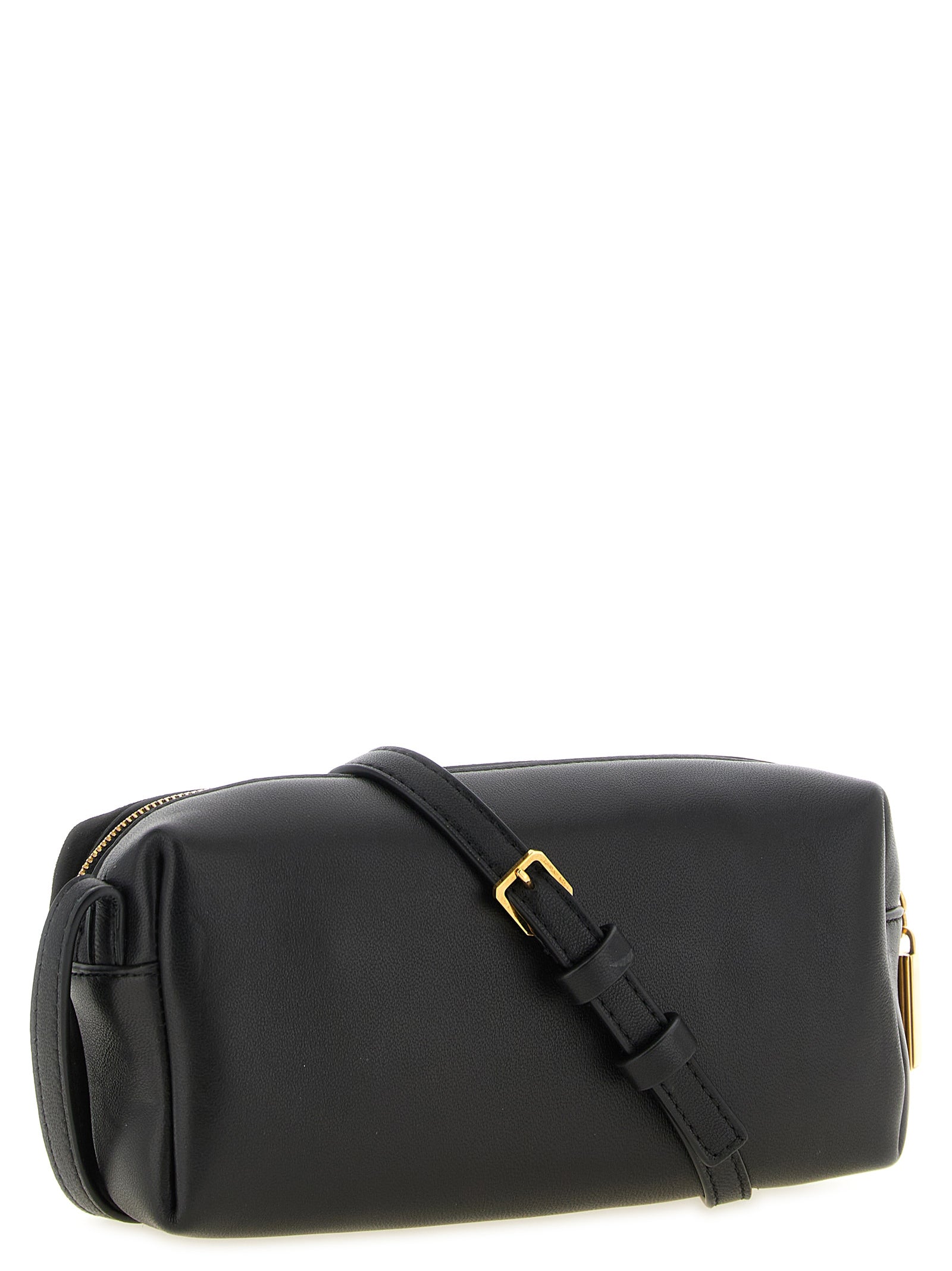 Khaite Black Calfskin Crossbody Women's Bag