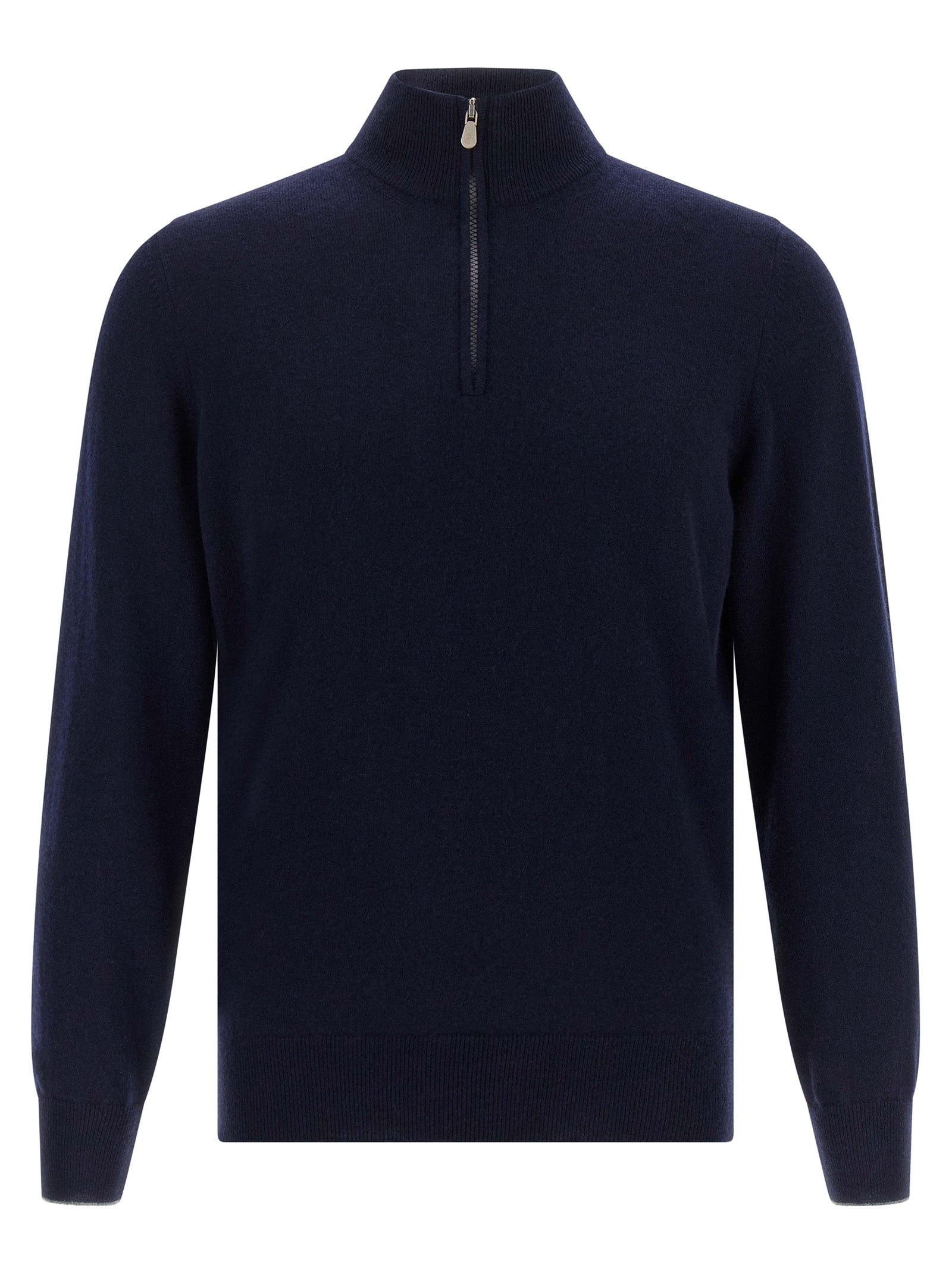 Brunello Cucinelli Blue Cashmere Men's Cardigan