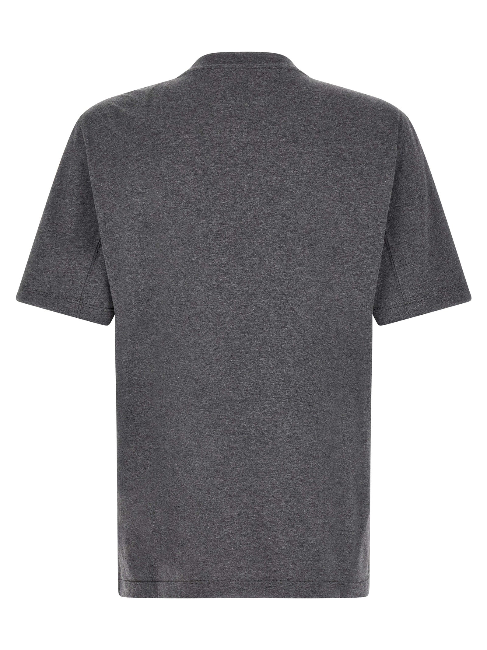 Brunello Cucinelli Gray Cotton Men's T-Shirt