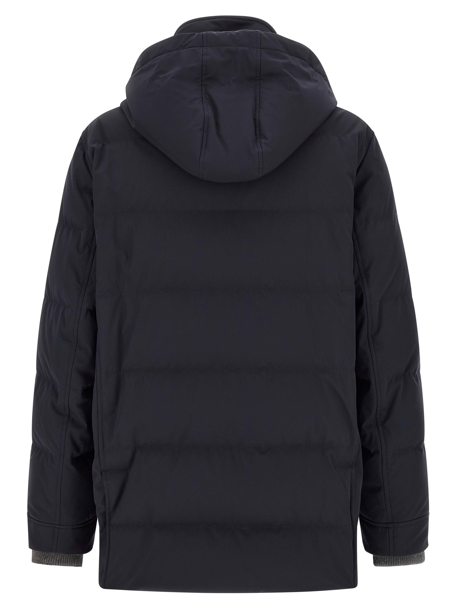 Brunello Cucinelli Blue Polyamide Men's Parka