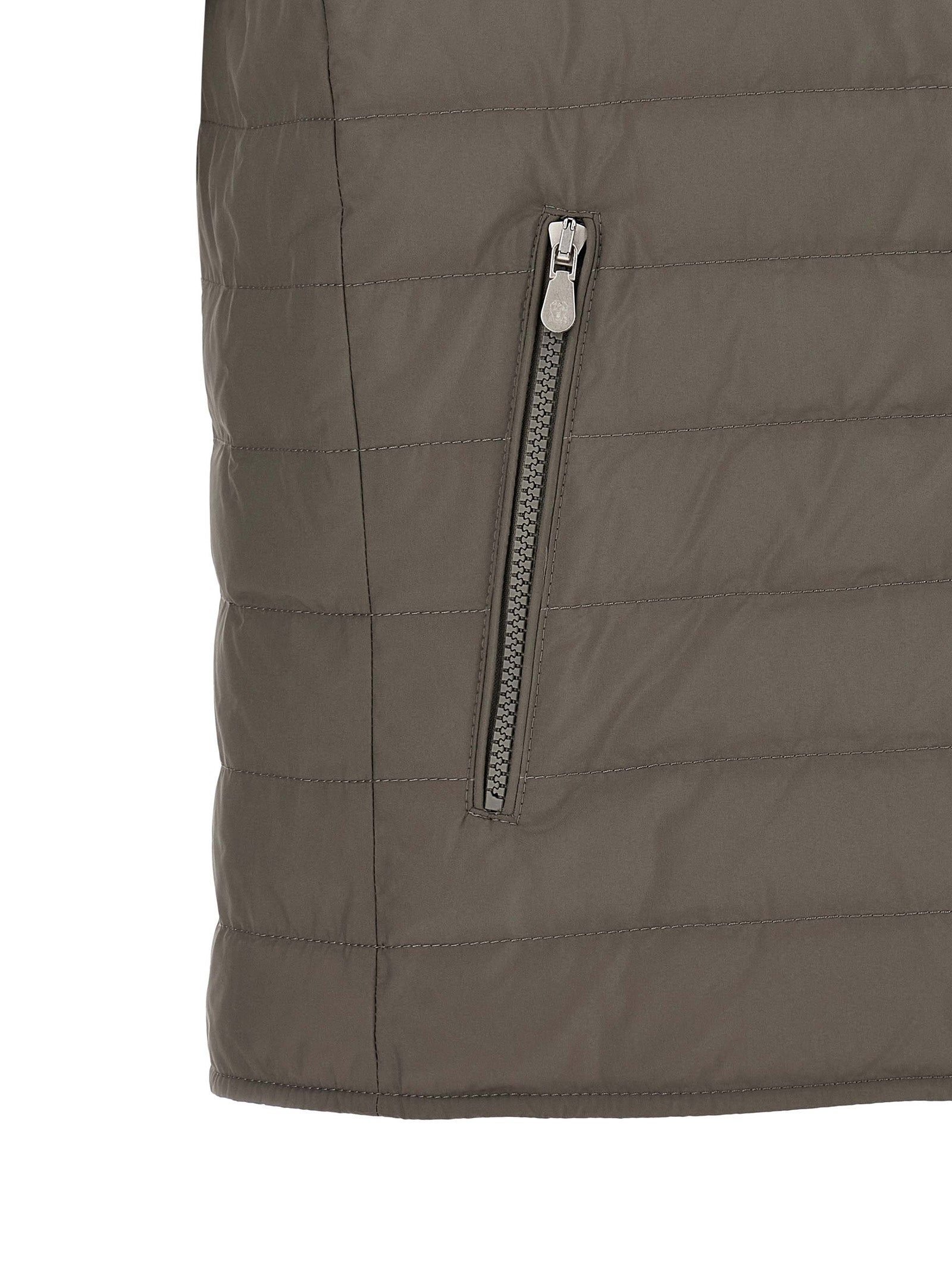 Brunello Cucinelli Bicolor Polyester Sleeveless Men's Jacket