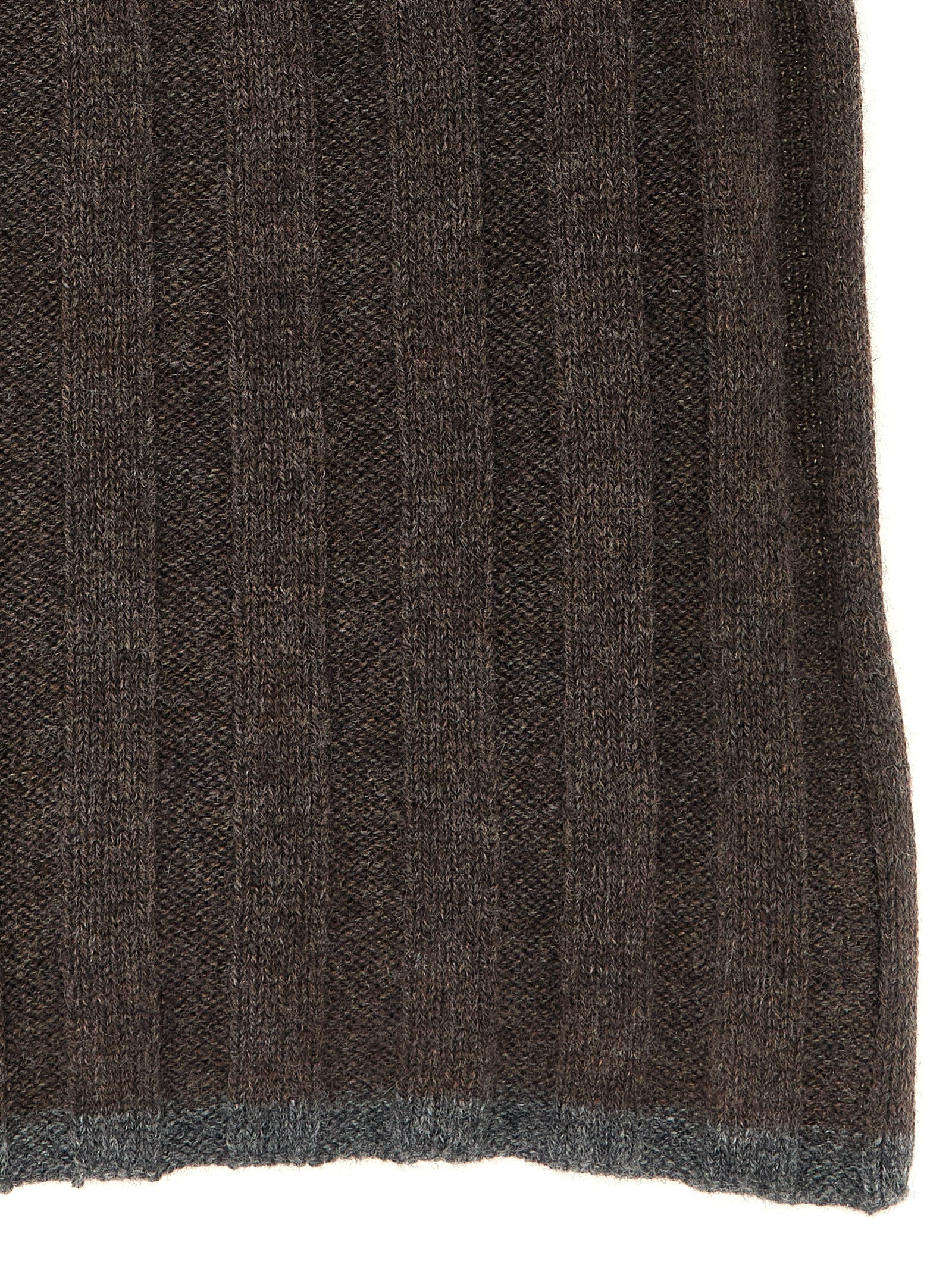Brunello Cucinelli Brown Cashmere Men's Scarf