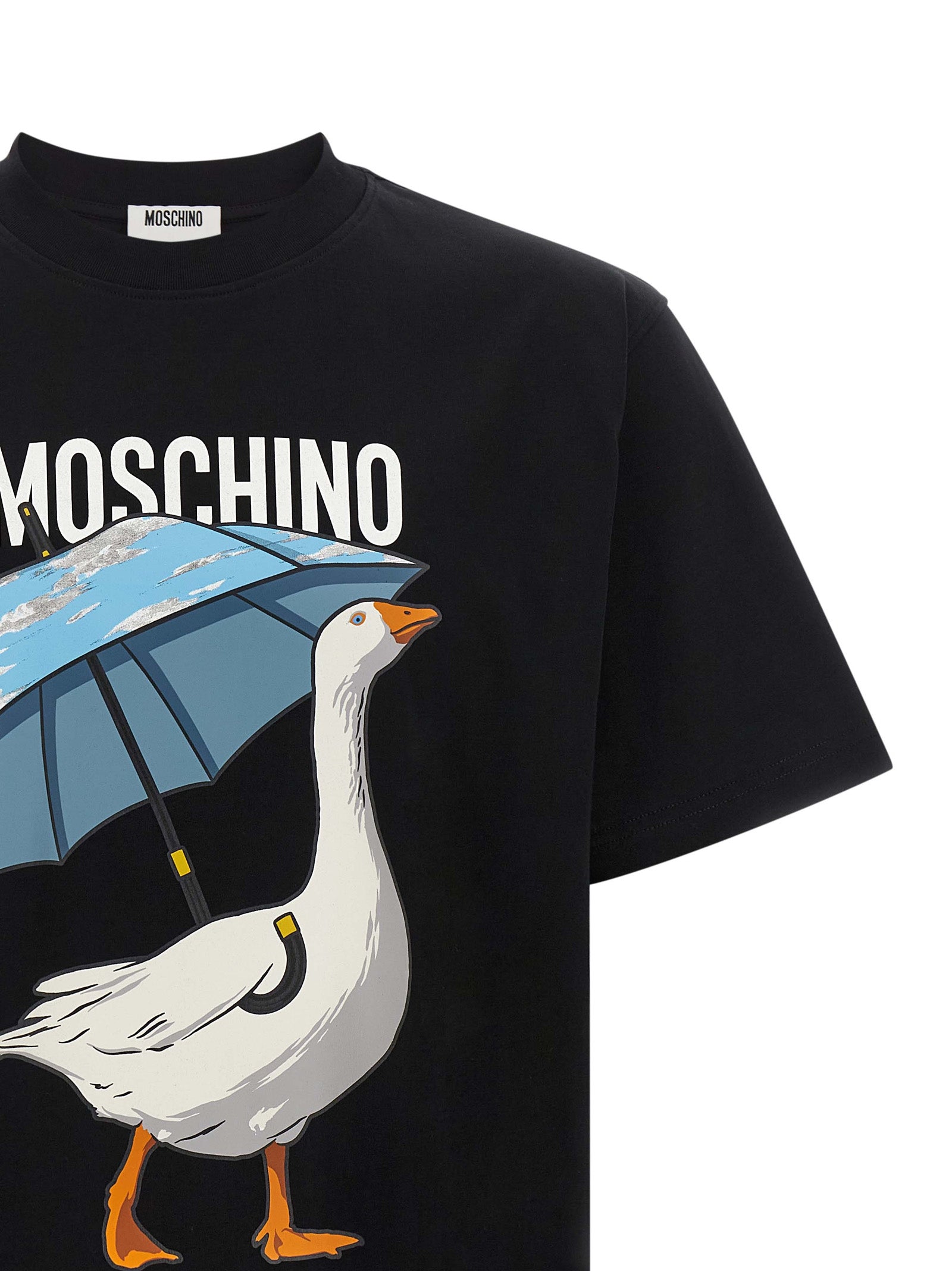 Moschino Black Cotton Men's T-Shirt