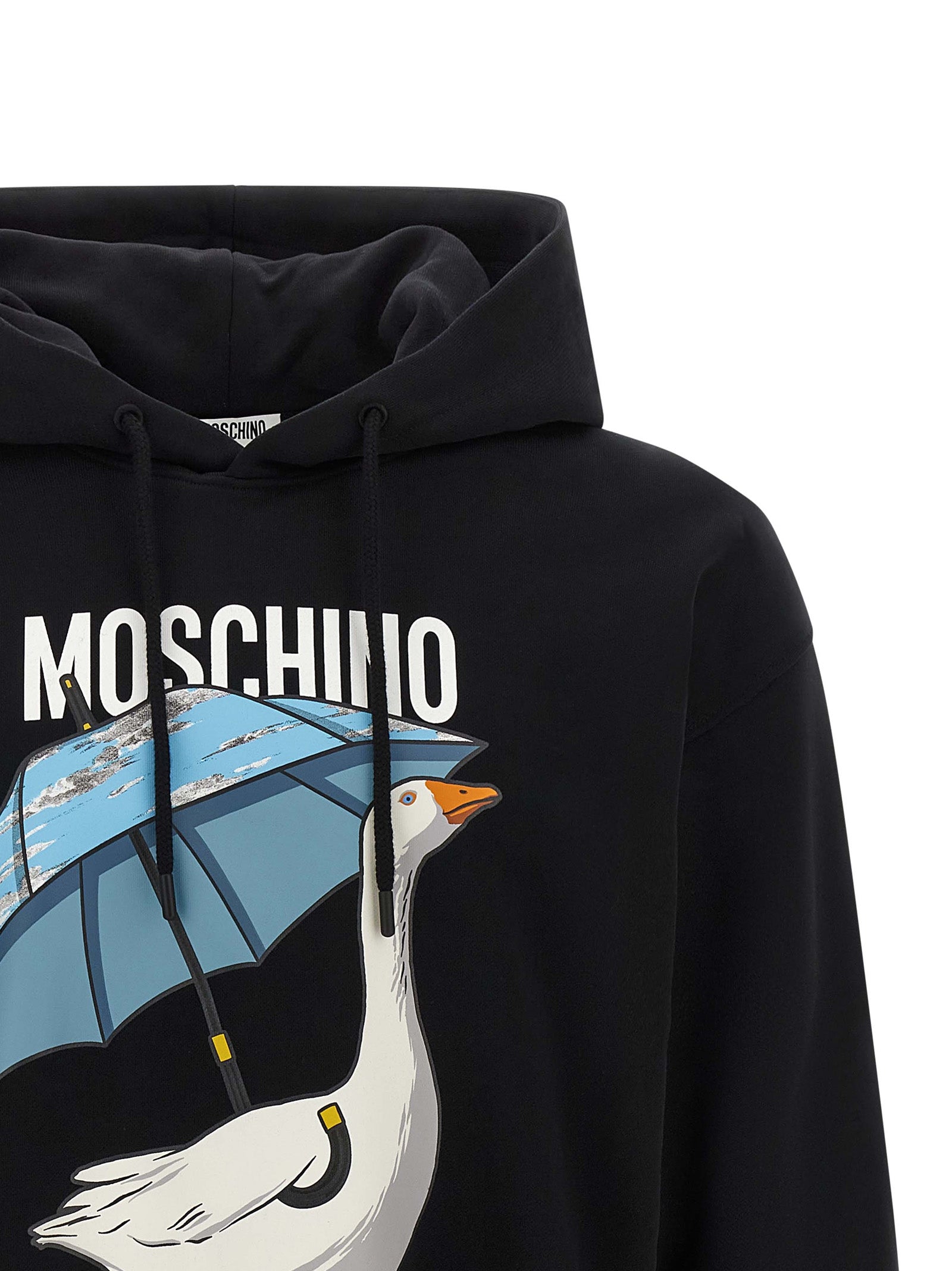 Moschino Black Cotton Men's Sweatshirt