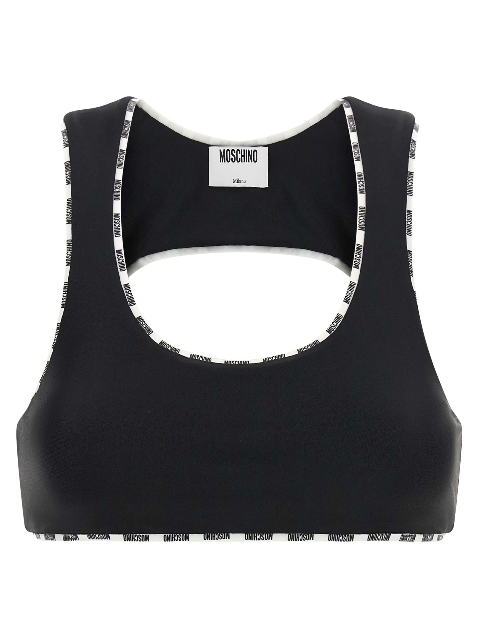 Moschino Bicolor Polyamide Sport Women's Bra