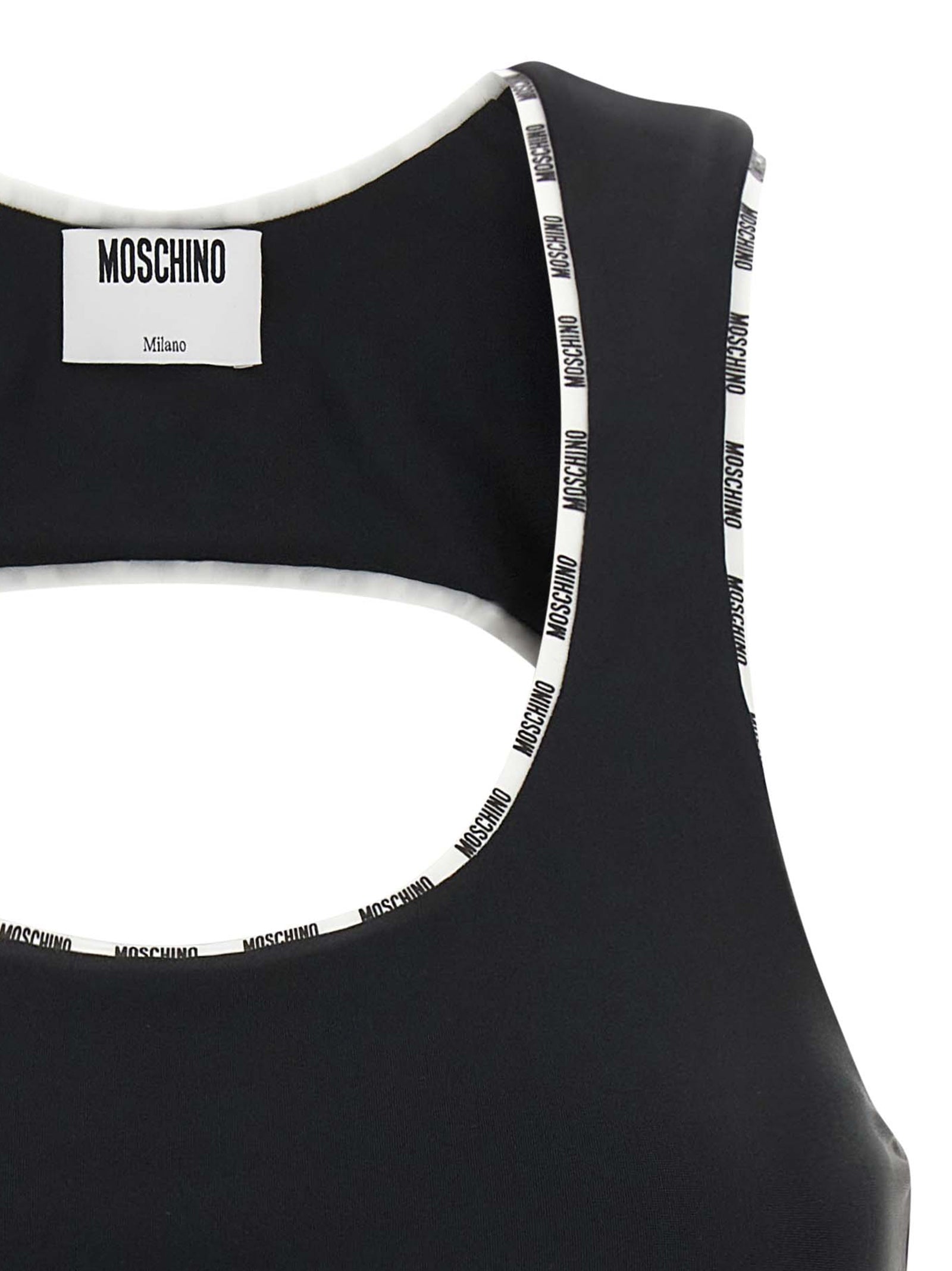 Moschino Bicolor Polyamide Sport Women's Bra