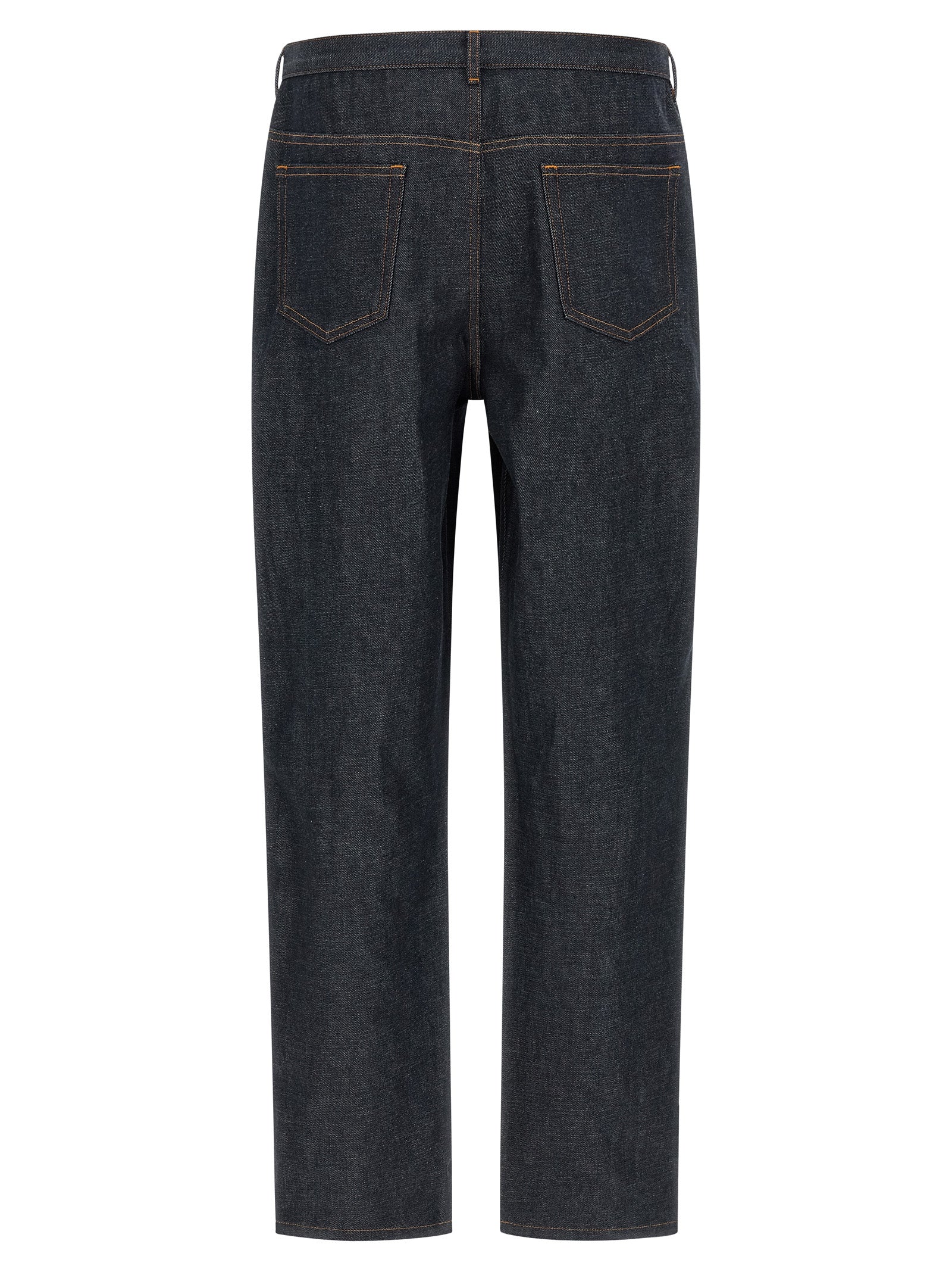 A.P.C. Blue Cotton Relaxed Fit Men's Jeans