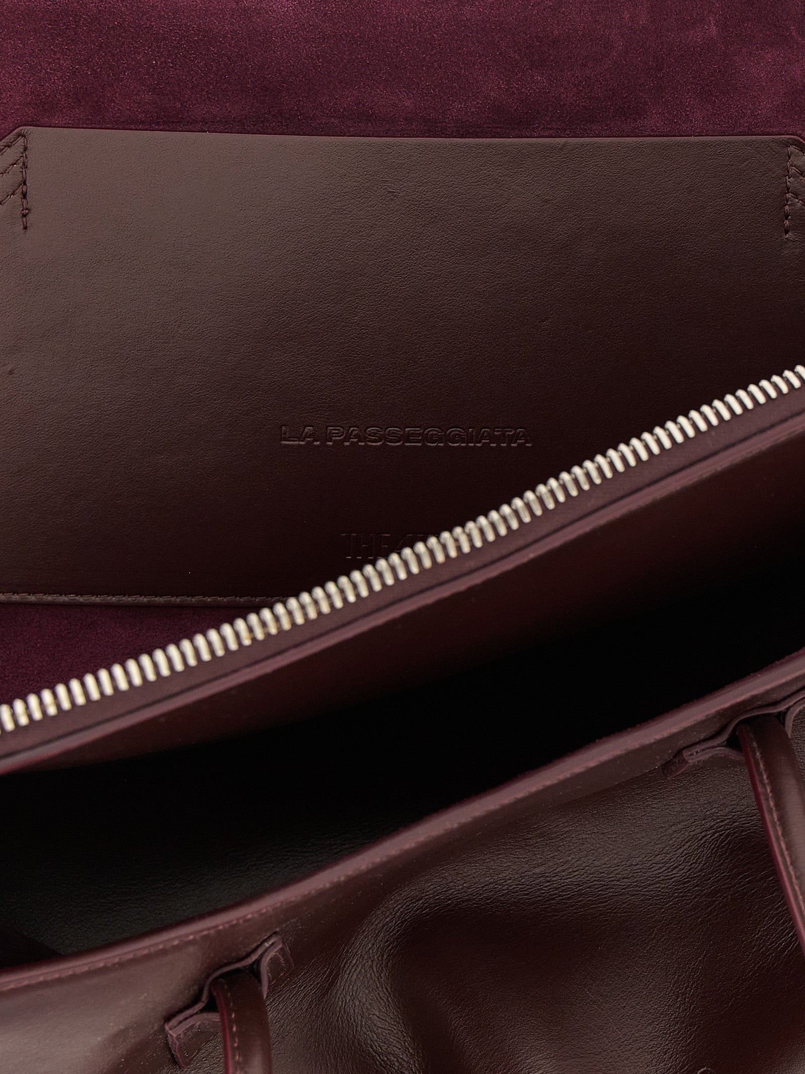 The Attico Purple Bovine Leather Shoulder Women's Bag