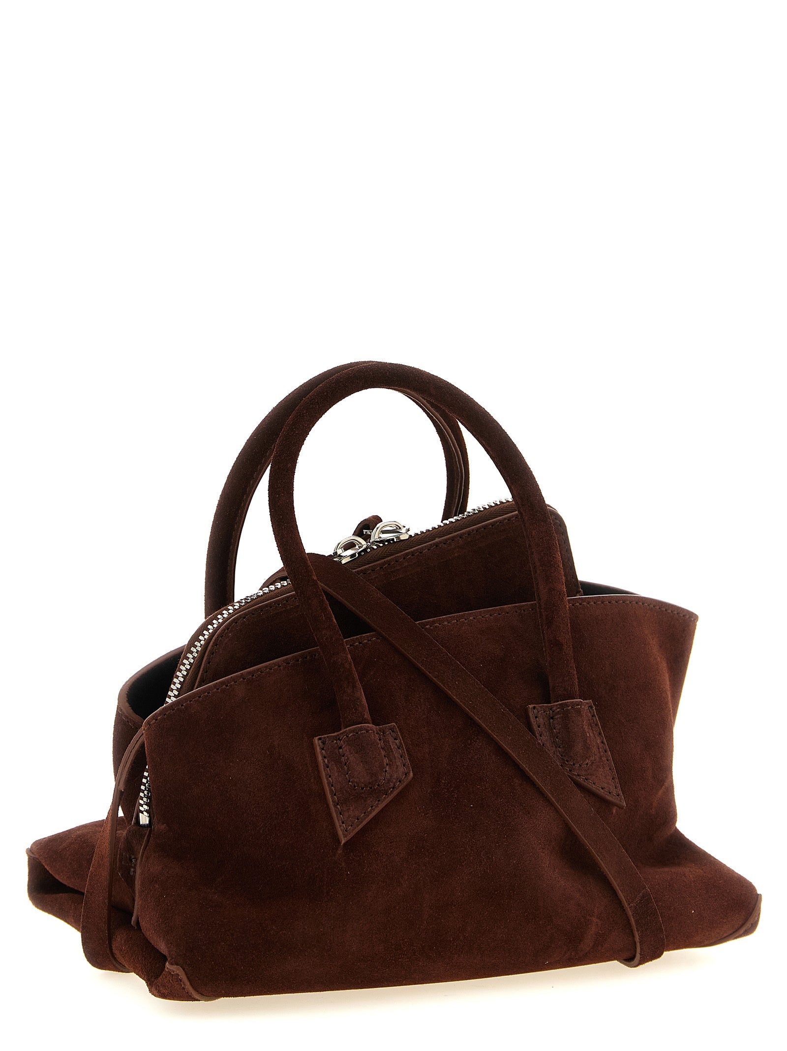 The Attico Brown Bovine Leather Women's Handbag
