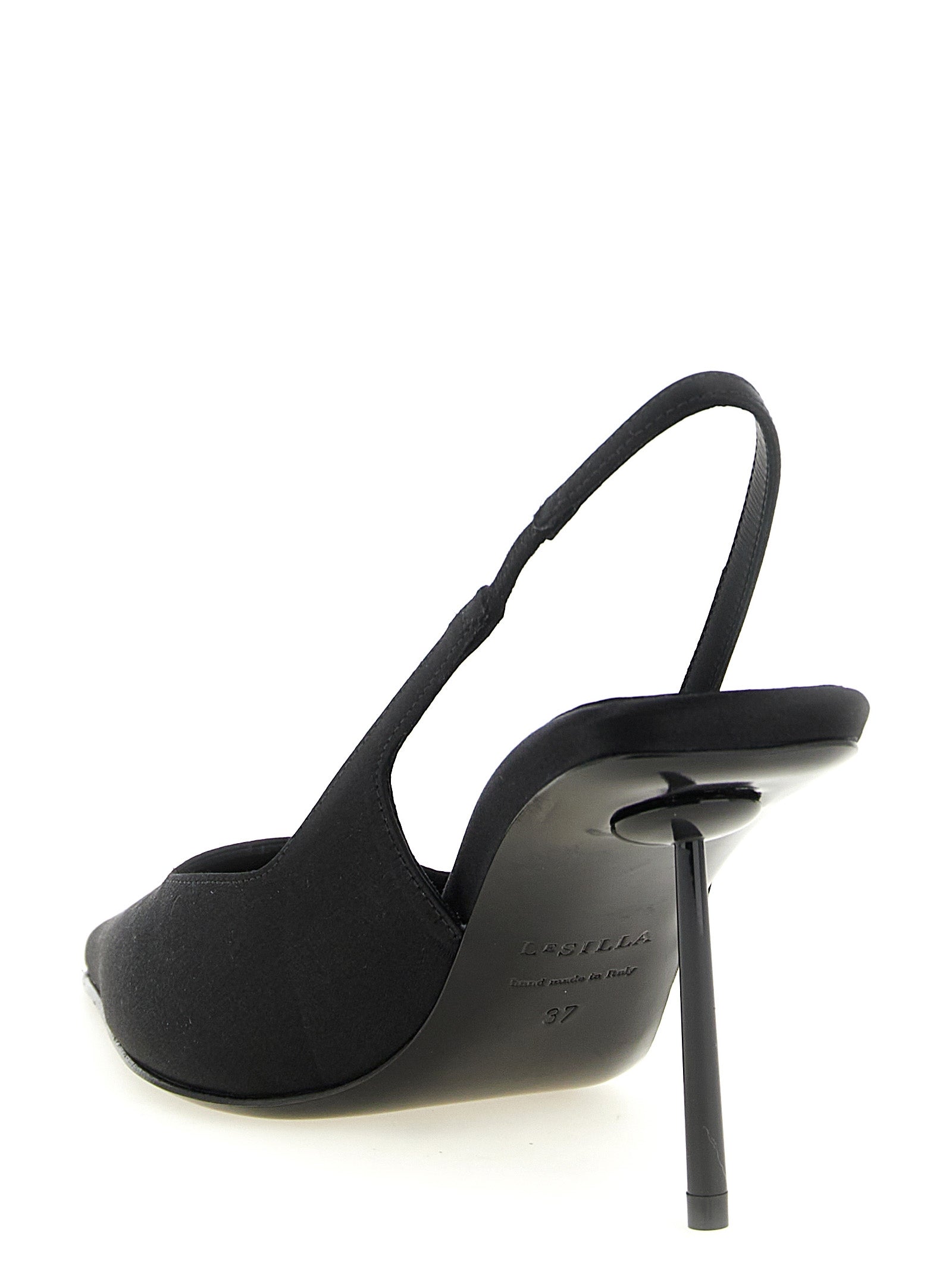 LE SILLA Black Viscose High Heel Women's Pumps