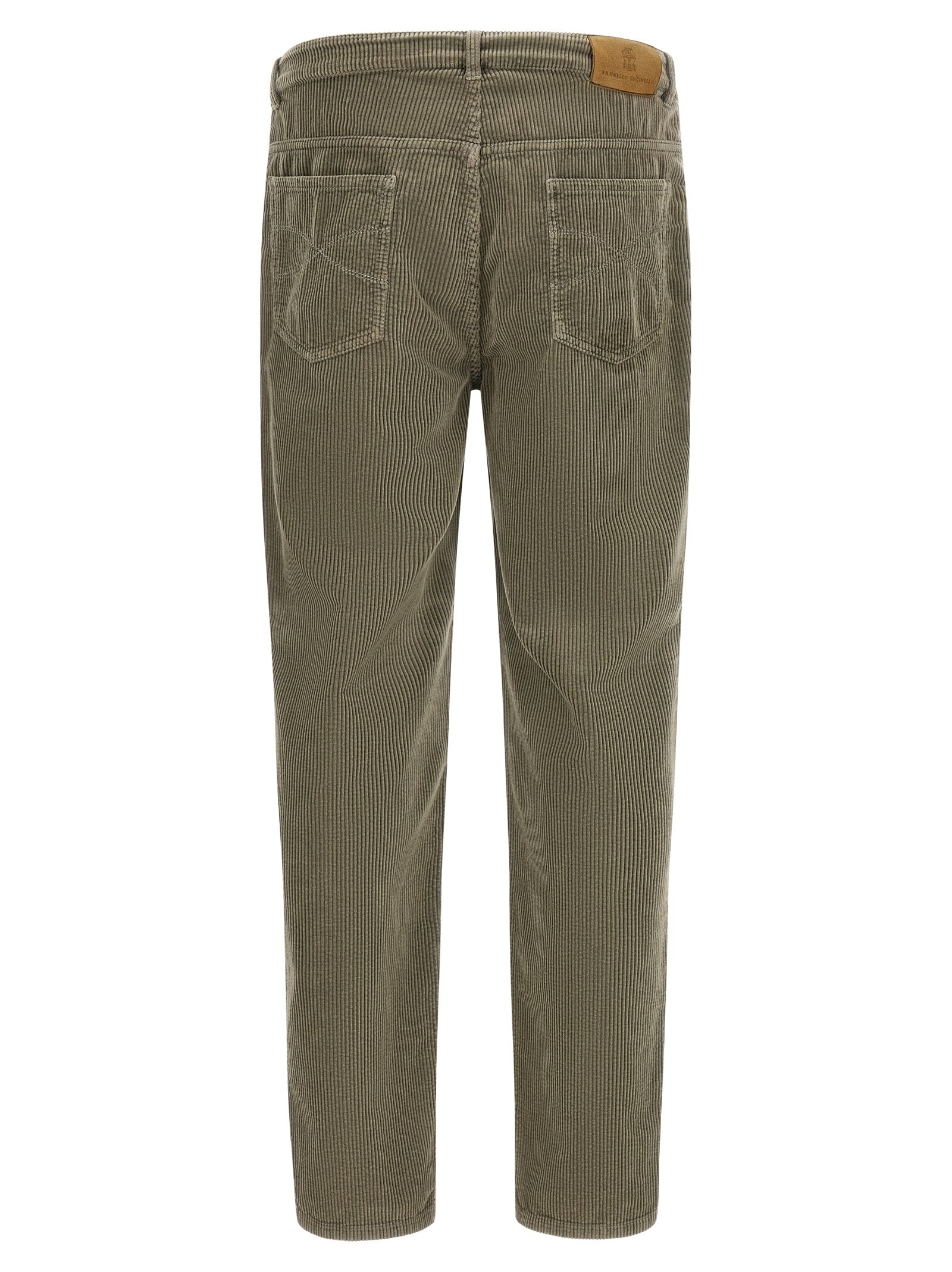 Brunello Cucinelli Bicolor Cotton Casual Men's Pants