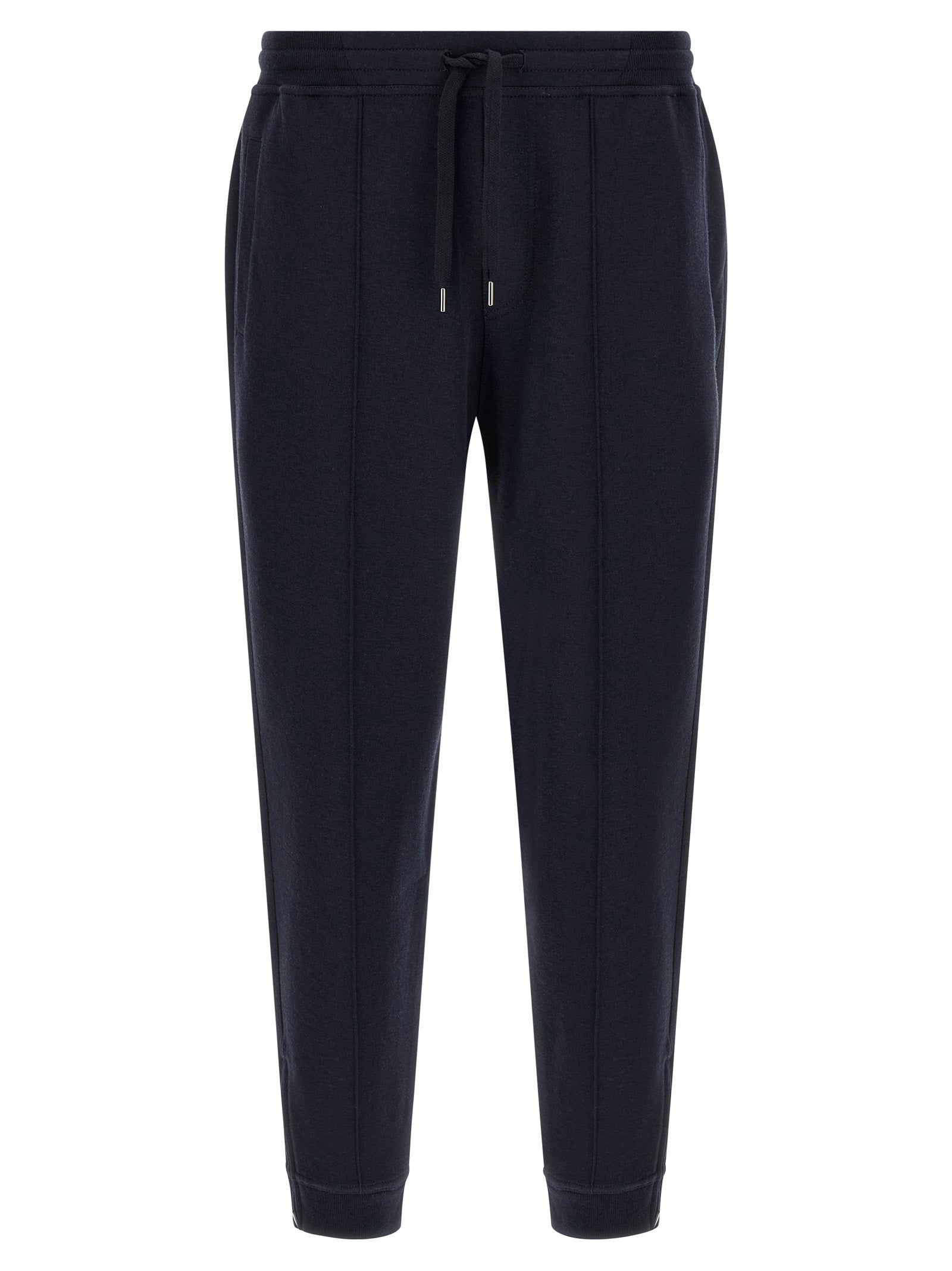 Brunello Cucinelli Blue Cotton Joggers (Workout Men's Pants)