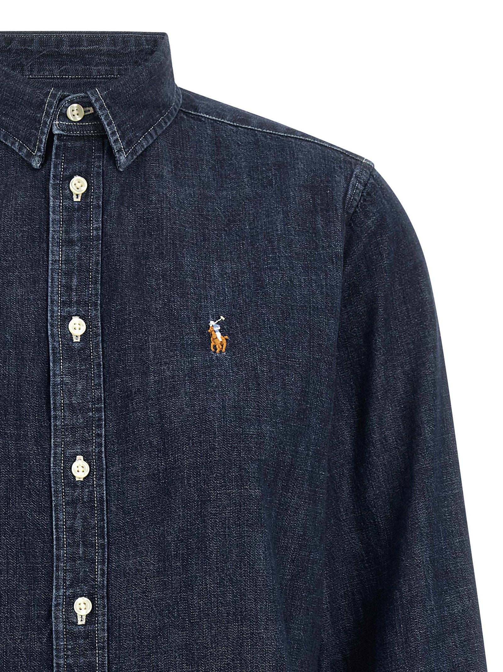Polo Ralph Lauren Blue Cotton Women's Blouse