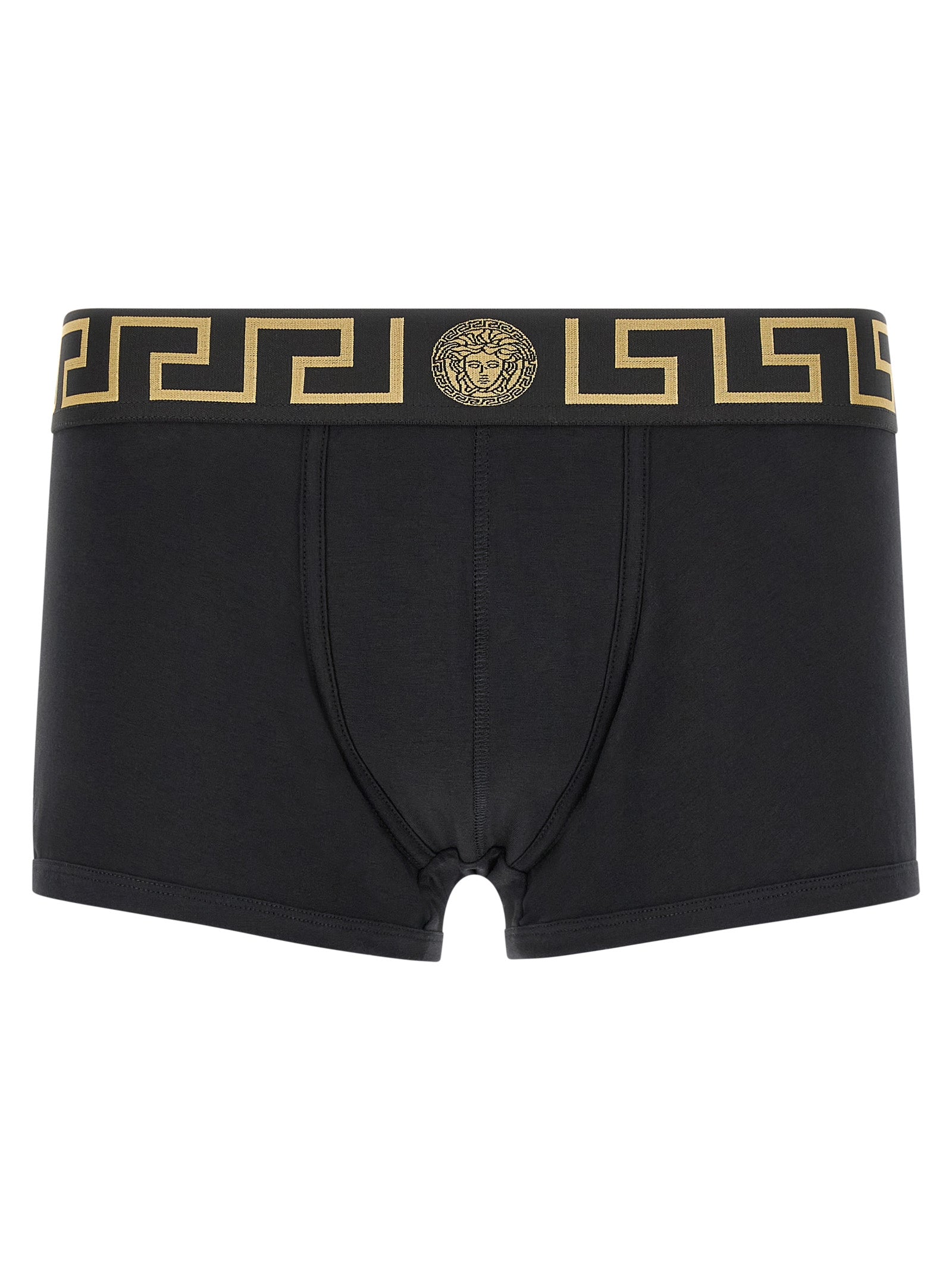 Versace Black Cotton Men's Boxers