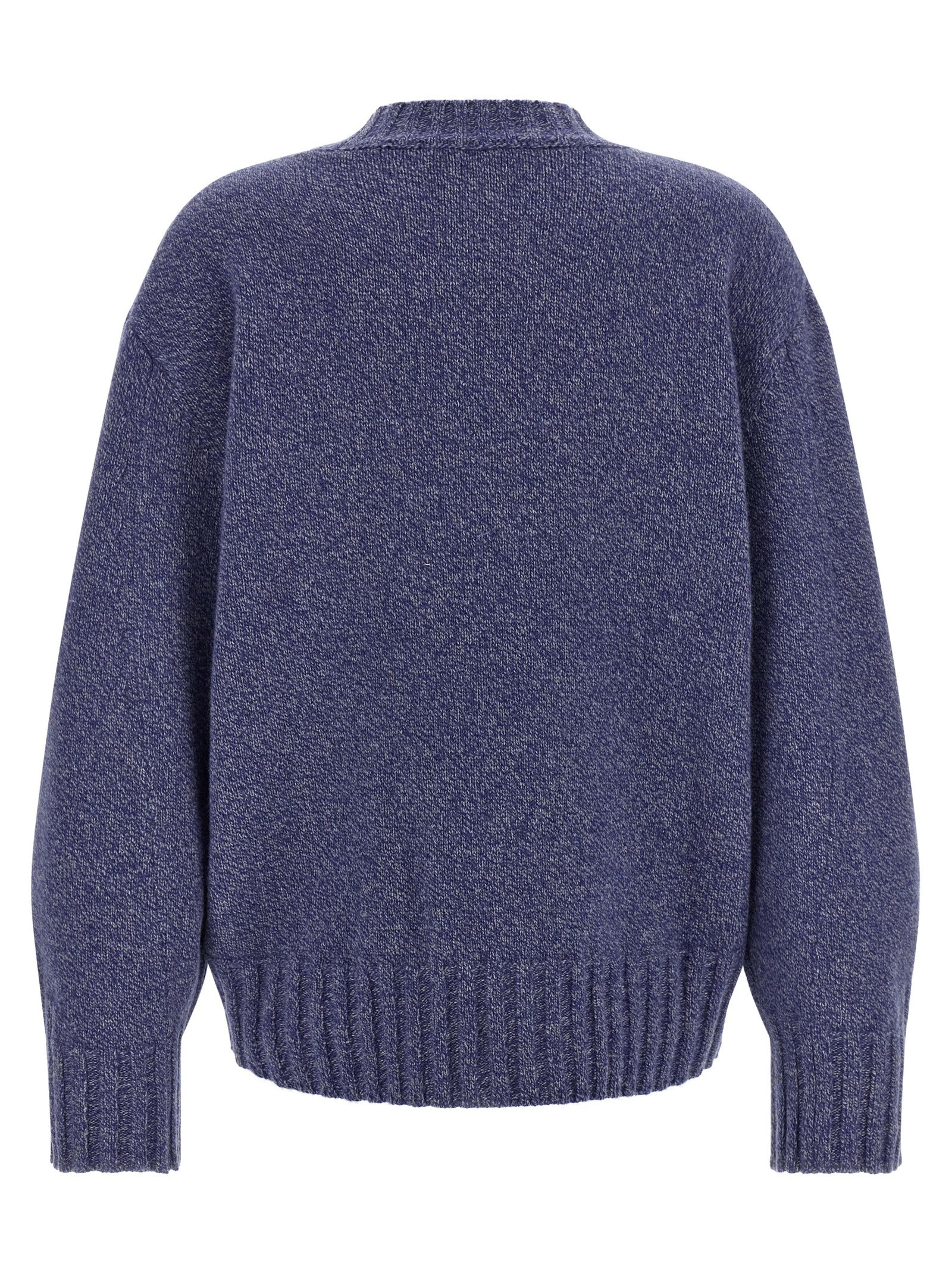 The Attico Blue Virgin Wool Women's Cardigan