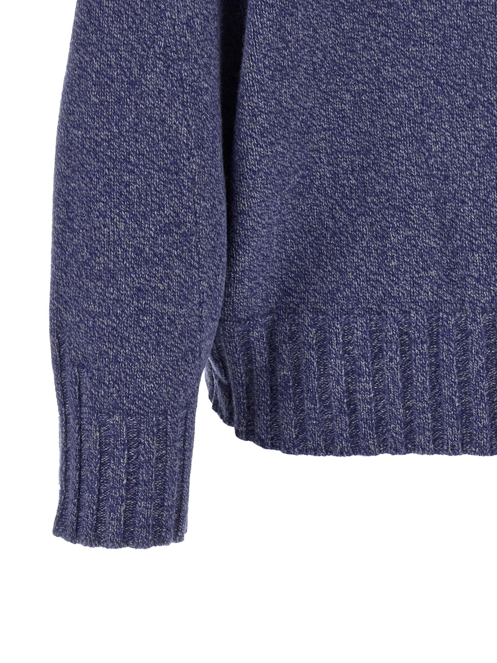 The Attico Blue Virgin Wool Women's Cardigan