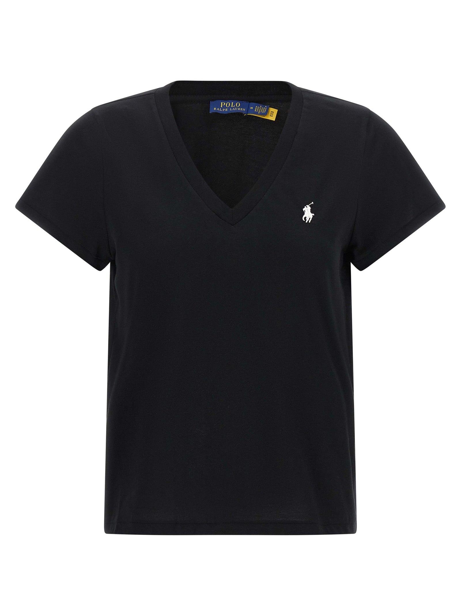 Polo Ralph Lauren Black Cotton Women's T-Shirt