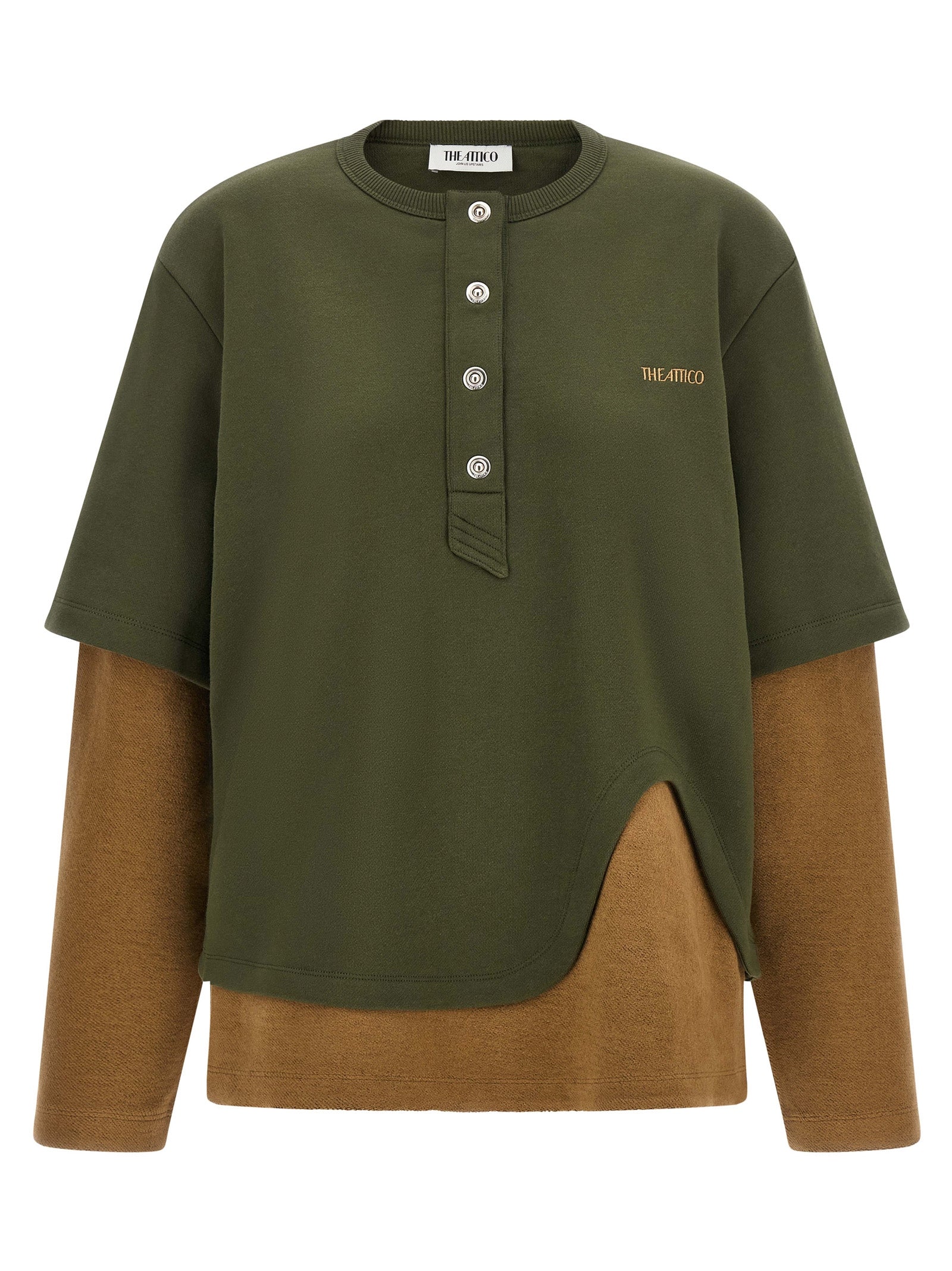 The Attico Bicolor Cotton Women's Sweatshirt