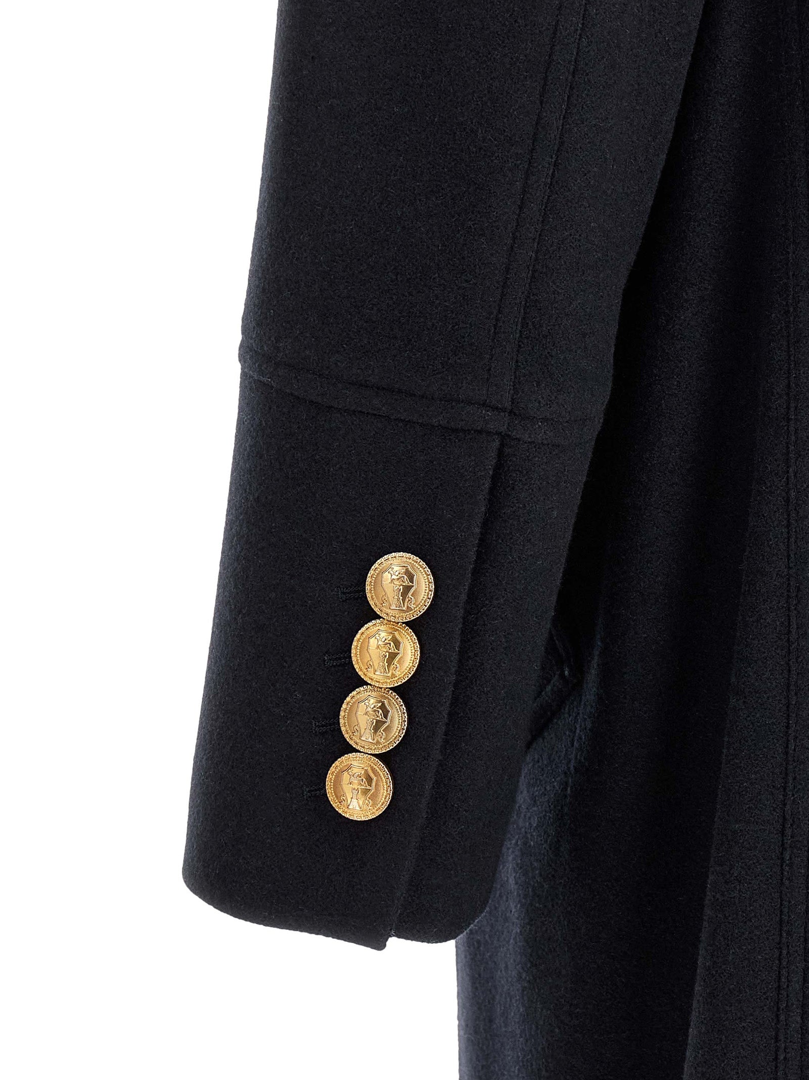 Brunello Cucinelli Blue Cashmere Men's Coat