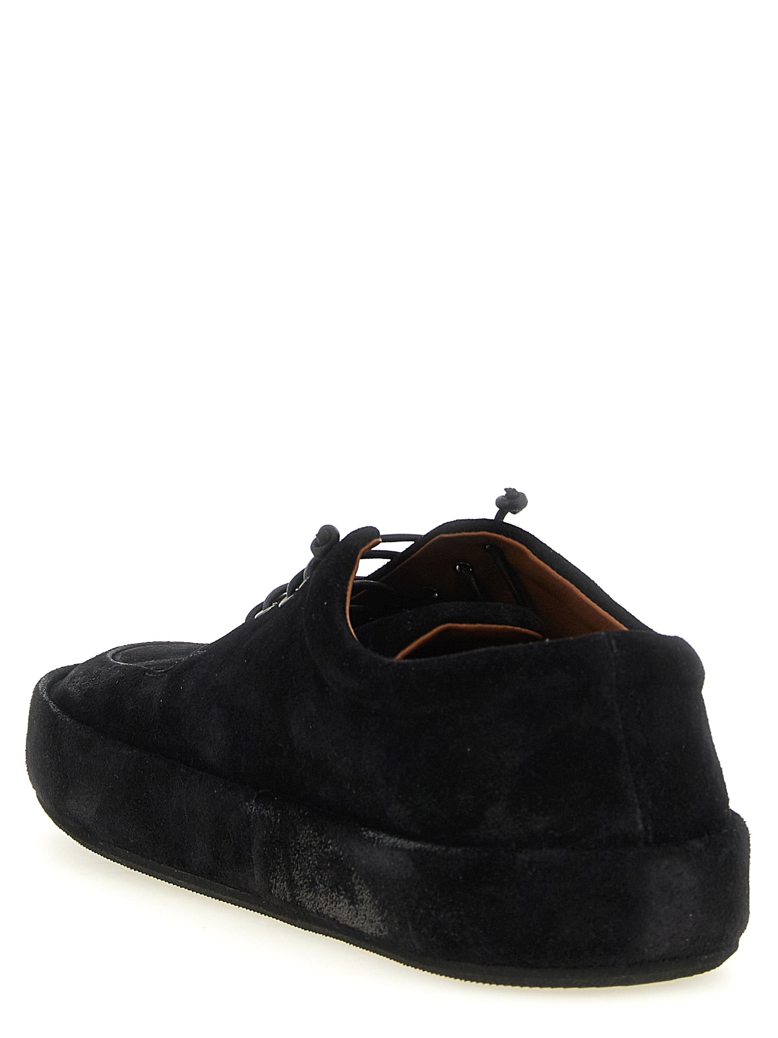 Marsell Black Calfskin Oxfords And Men's Derbies