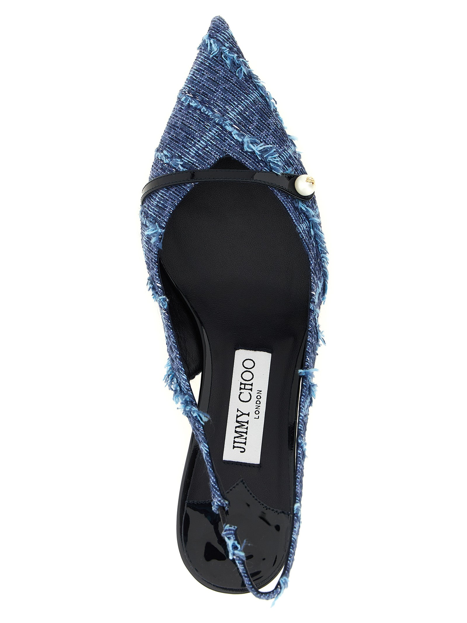 Jimmy Choo Multicolor Tencel Mid Heel Women's Pumps