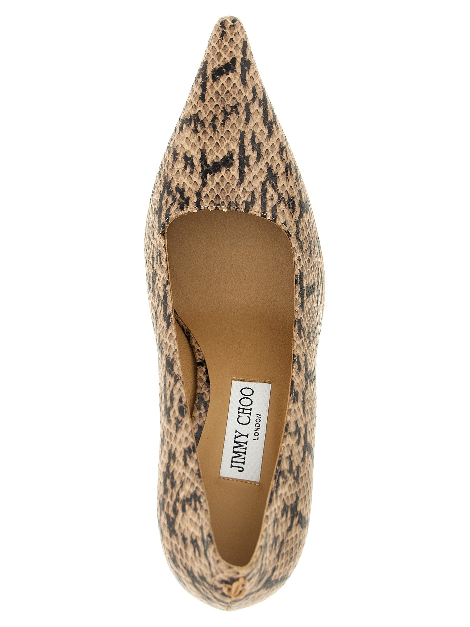 Jimmy Choo Brown Leather High Heel Women's Pumps