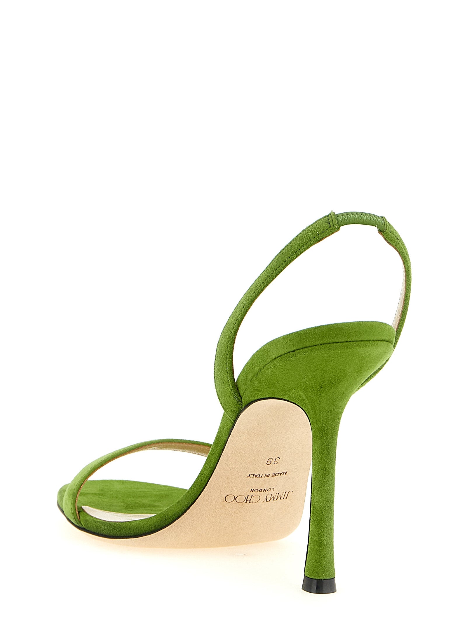 Jimmy Choo Bicolor Leather Stiletto Heel Women's Sandals