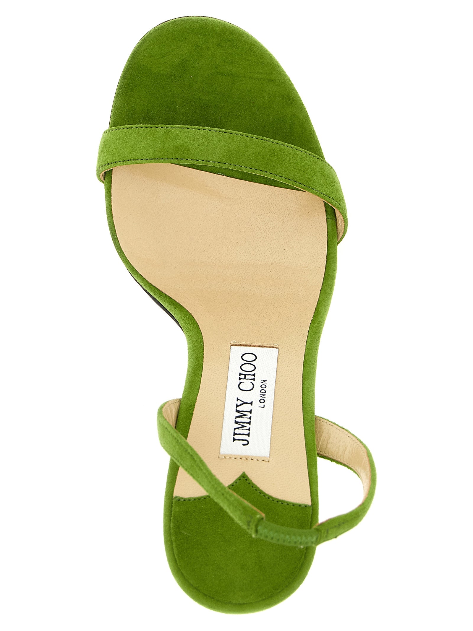 Jimmy Choo Bicolor Leather Stiletto Heel Women's Sandals