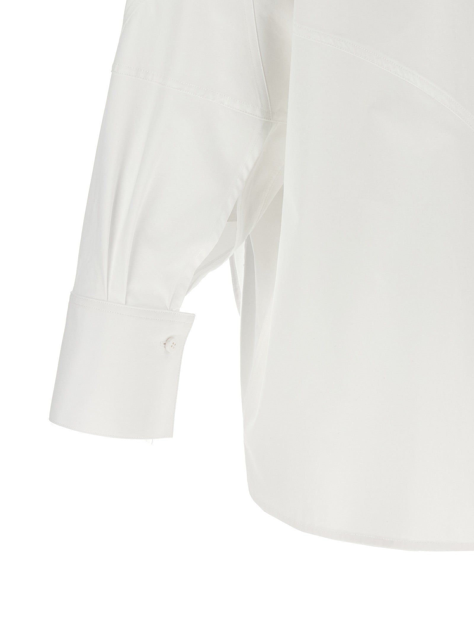 The Attico White Cotton Women's Blouse