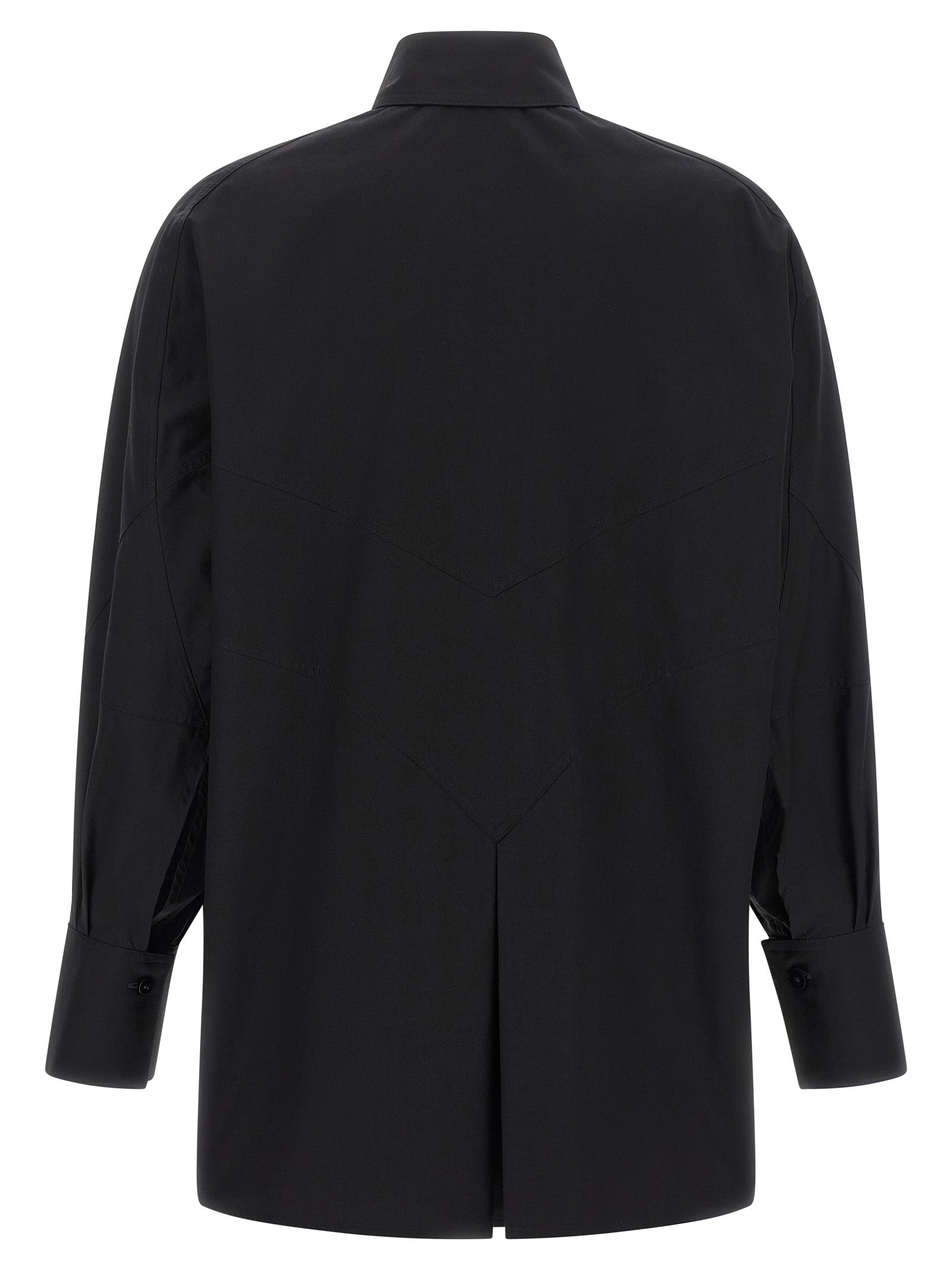The Attico Black Cotton Women's Blouse