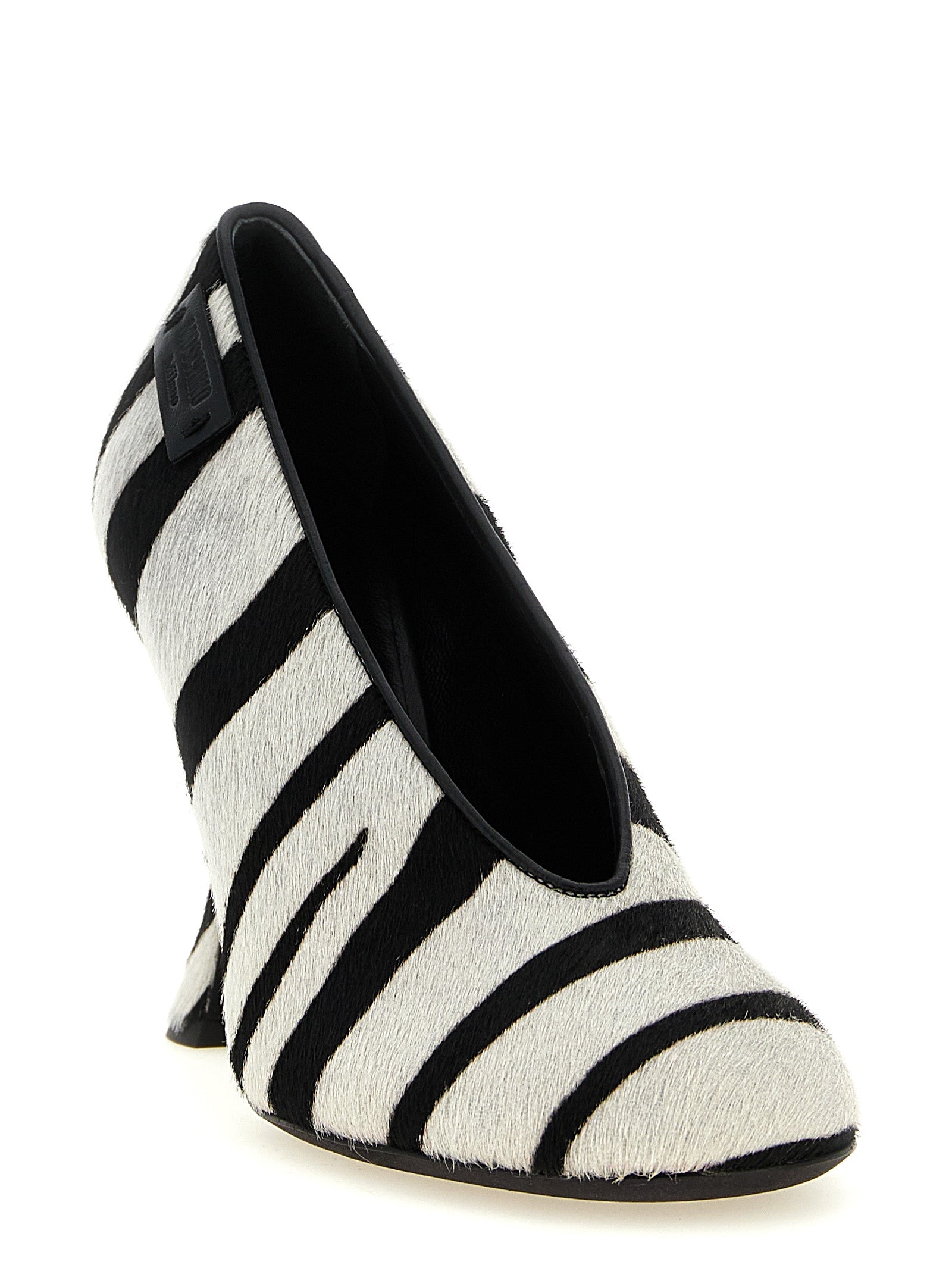 Moschino Bicolor Calfskin High Heel Women's Pumps