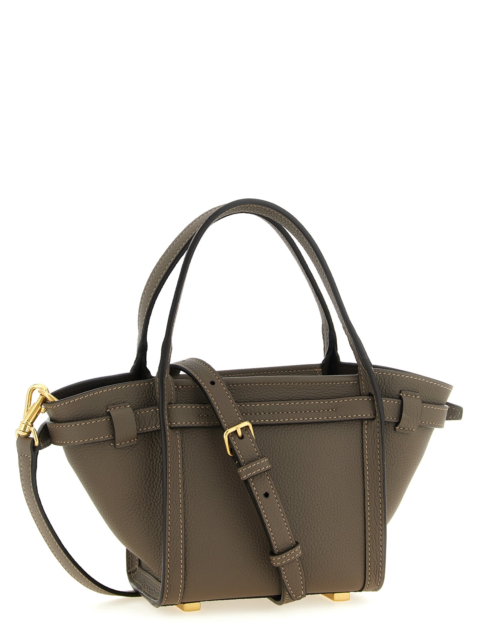 Tod's Gray Calfskin Tote Women's Bag