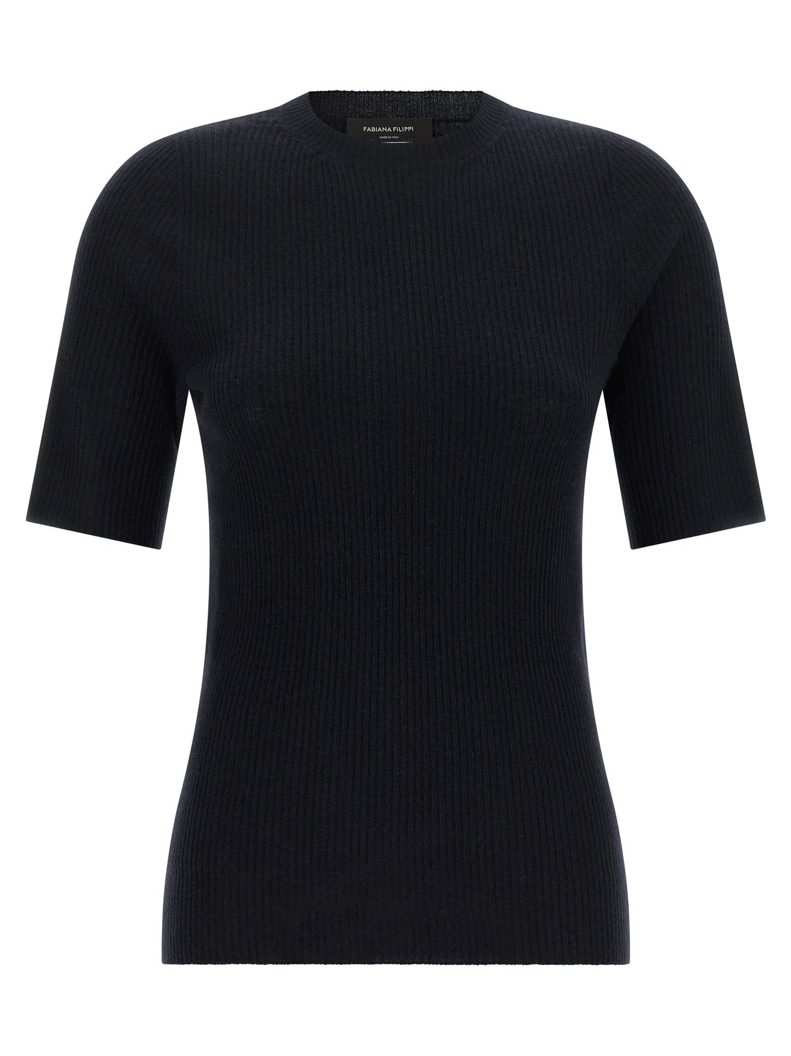Fabiana Filippi Blue Virgin Wool Women's T-Shirt