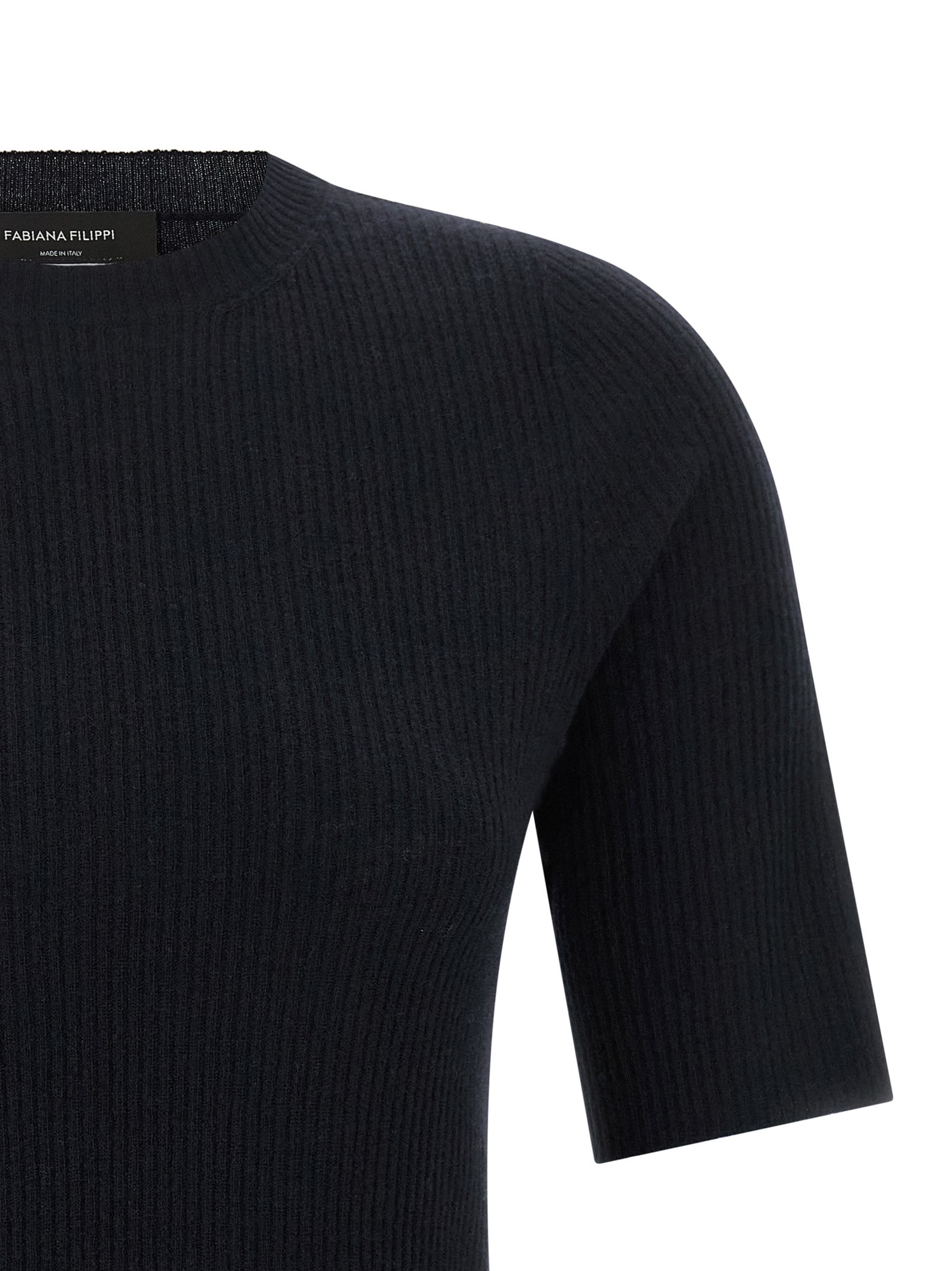 Fabiana Filippi Blue Virgin Wool Women's T-Shirt