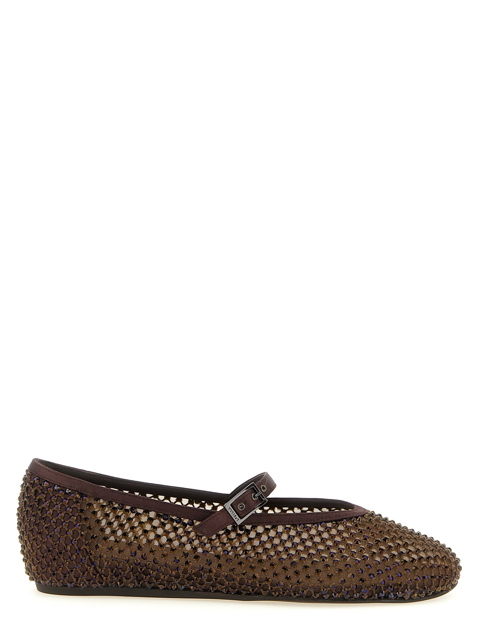 LE SILLA Brown Polyamide Ballet Women's Flats