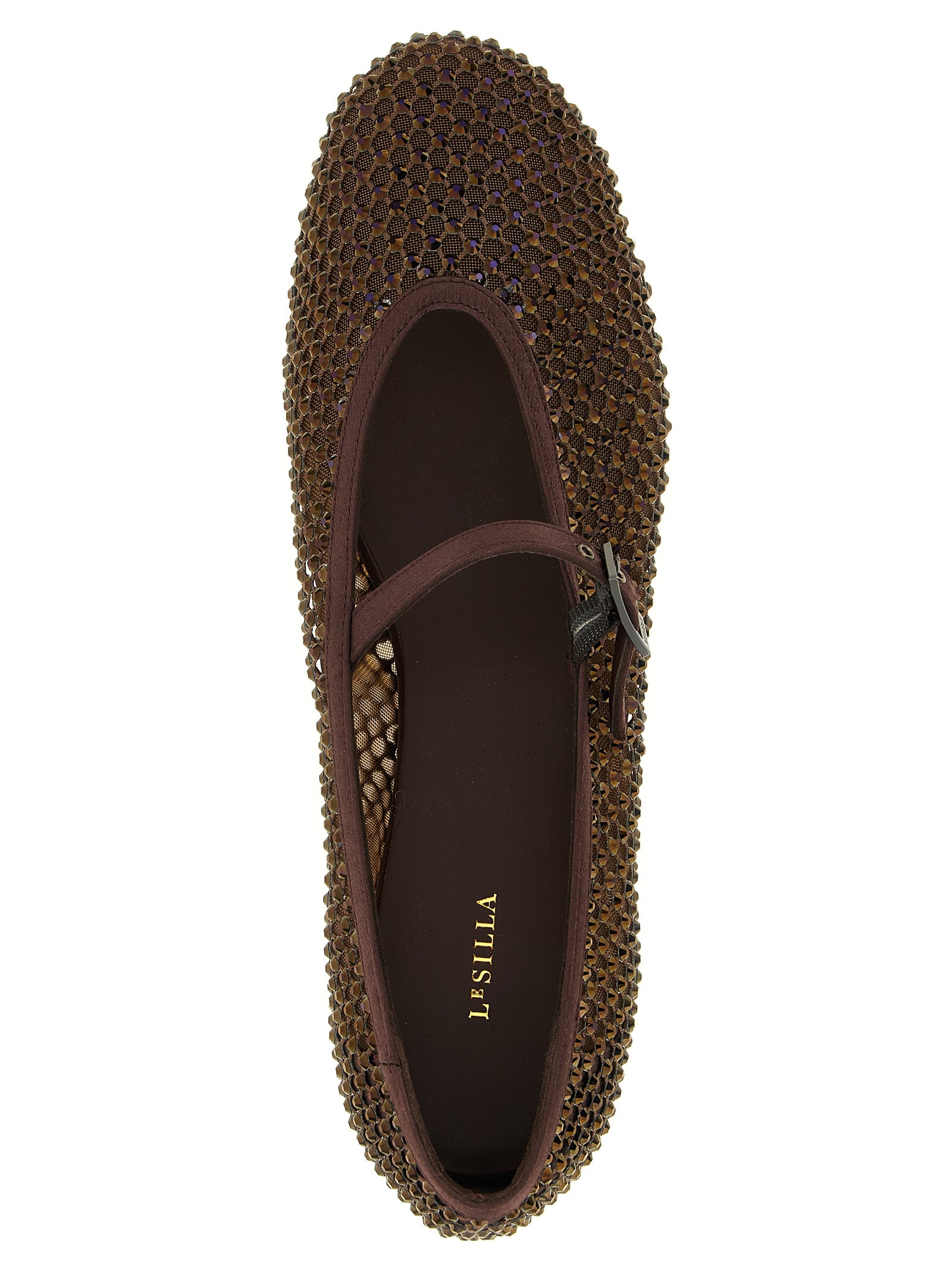 LE SILLA Brown Polyamide Ballet Women's Flats