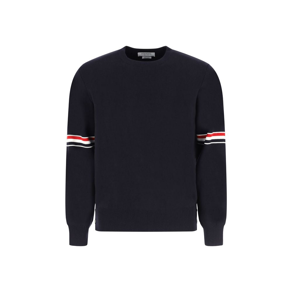 Thom Browne Blue Cotton Men's Sweatshirt