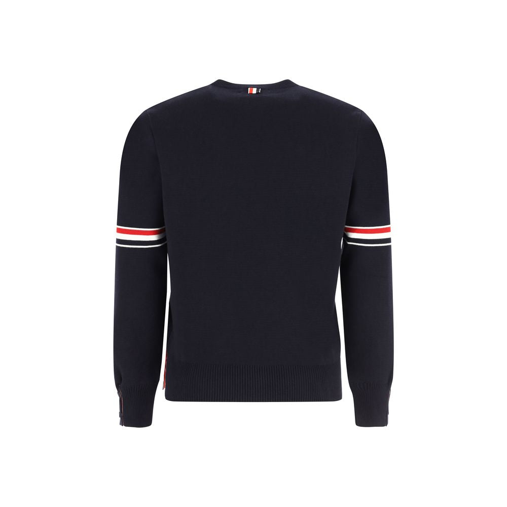 Thom Browne Blue Cotton Men's Sweatshirt