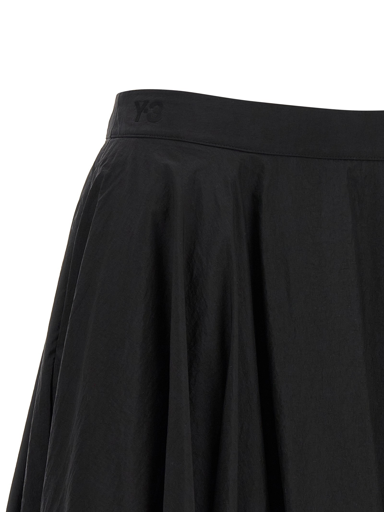 Y-3 Black Polyamide Mini Women's Skirt