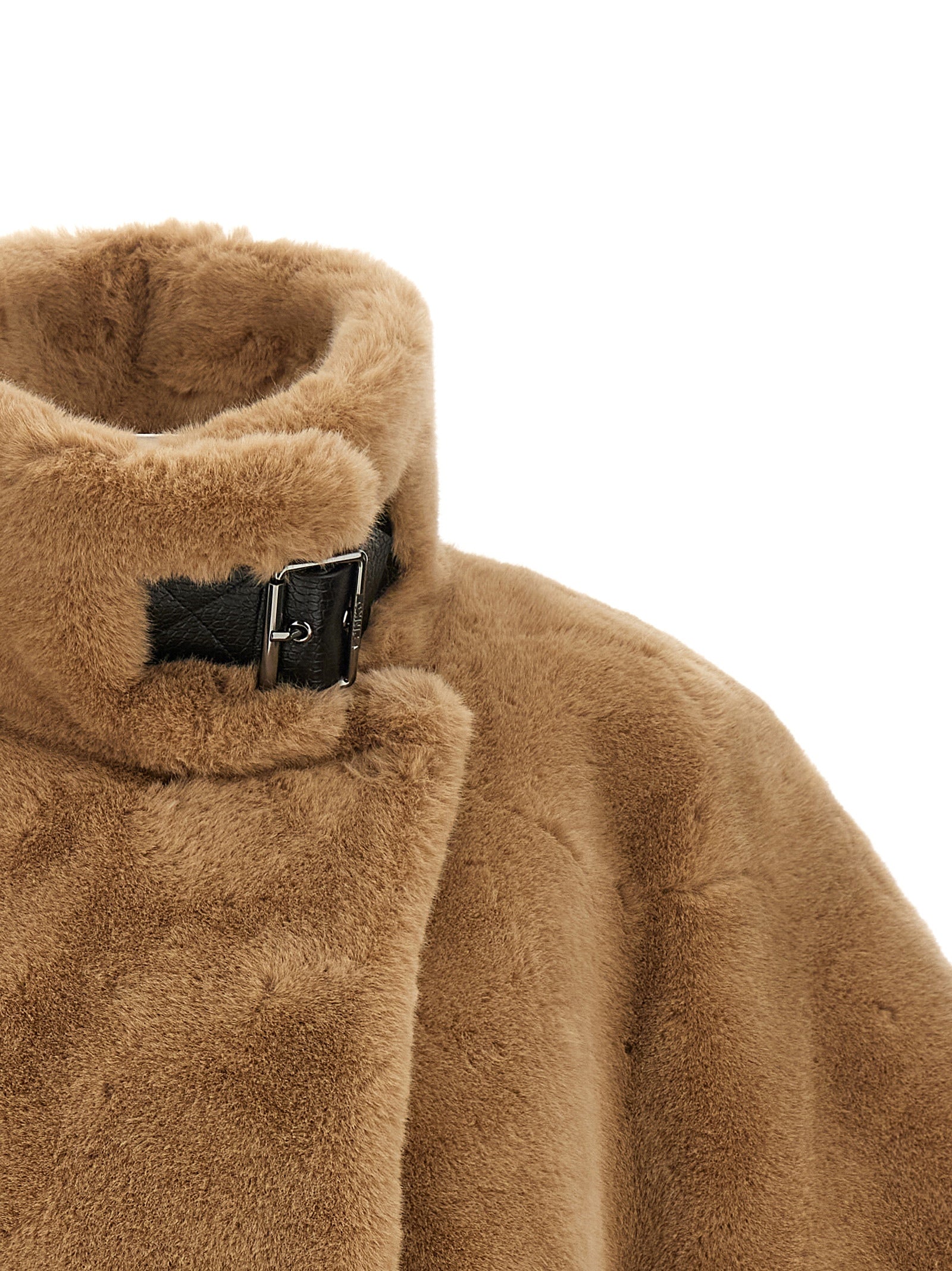 PINKO Beige Polyester Women's Coat