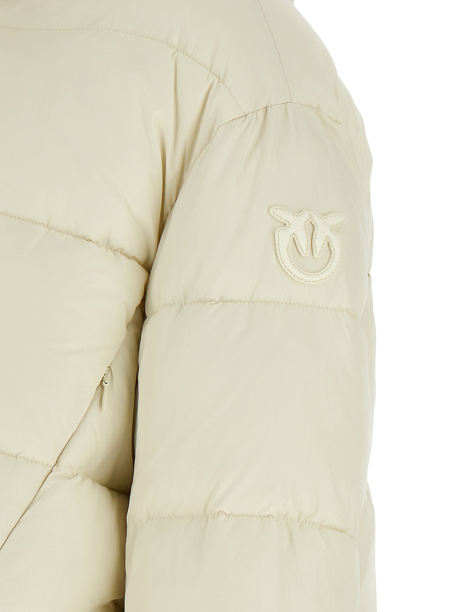 PINKO Beige Polyamide Full-Length Women's Jacket
