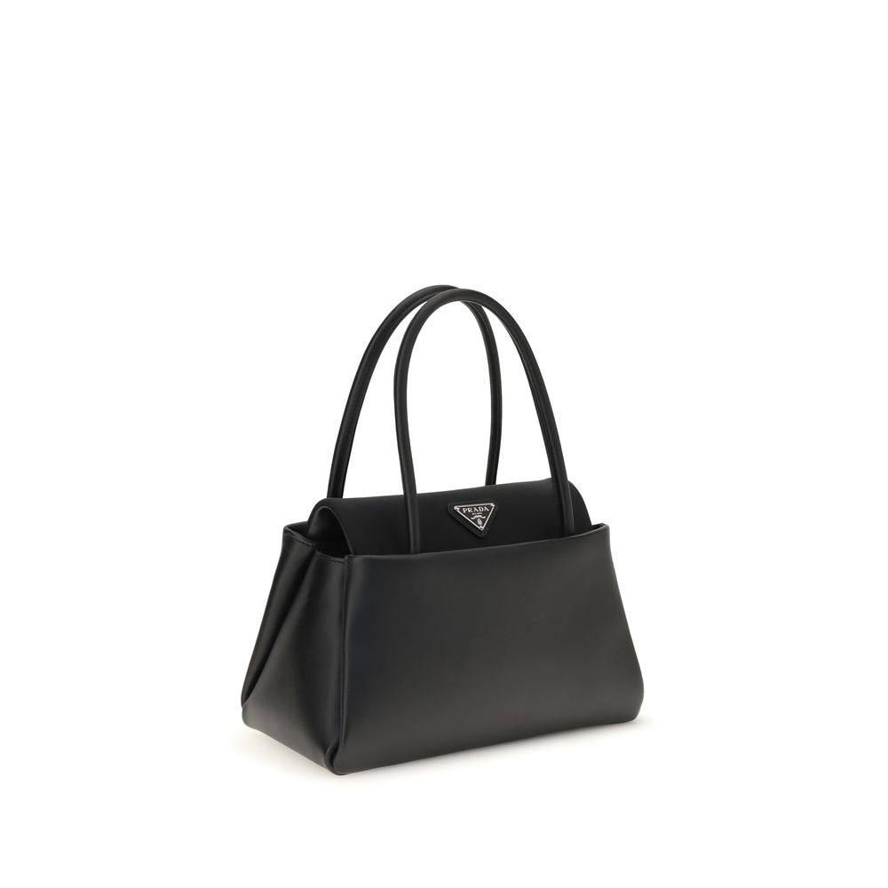 Prada Black Calf Leather Bos Taurus Women's Handbag