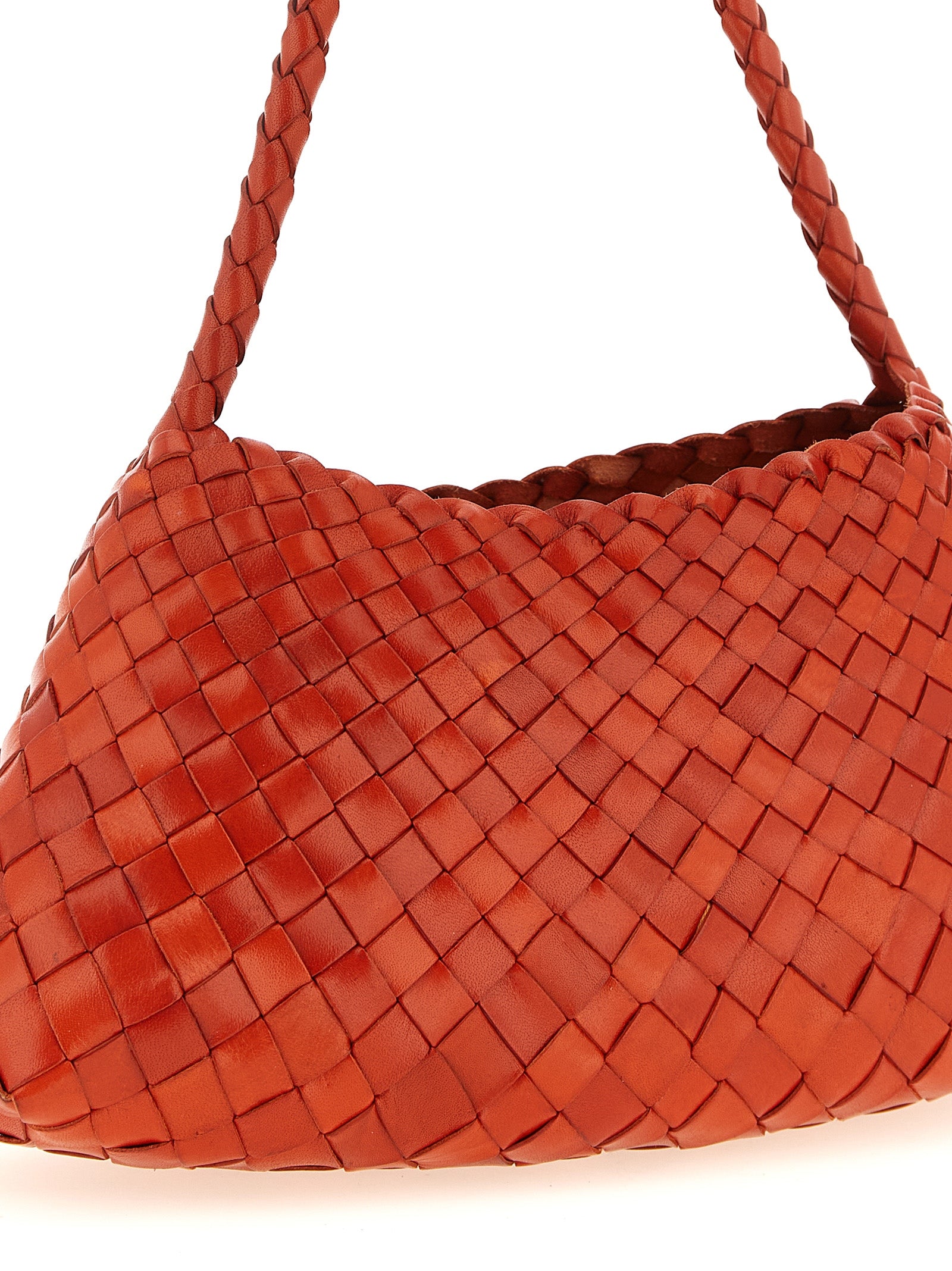 Dragon Diffusion Orange Calfskin Shoulder Women's Bag