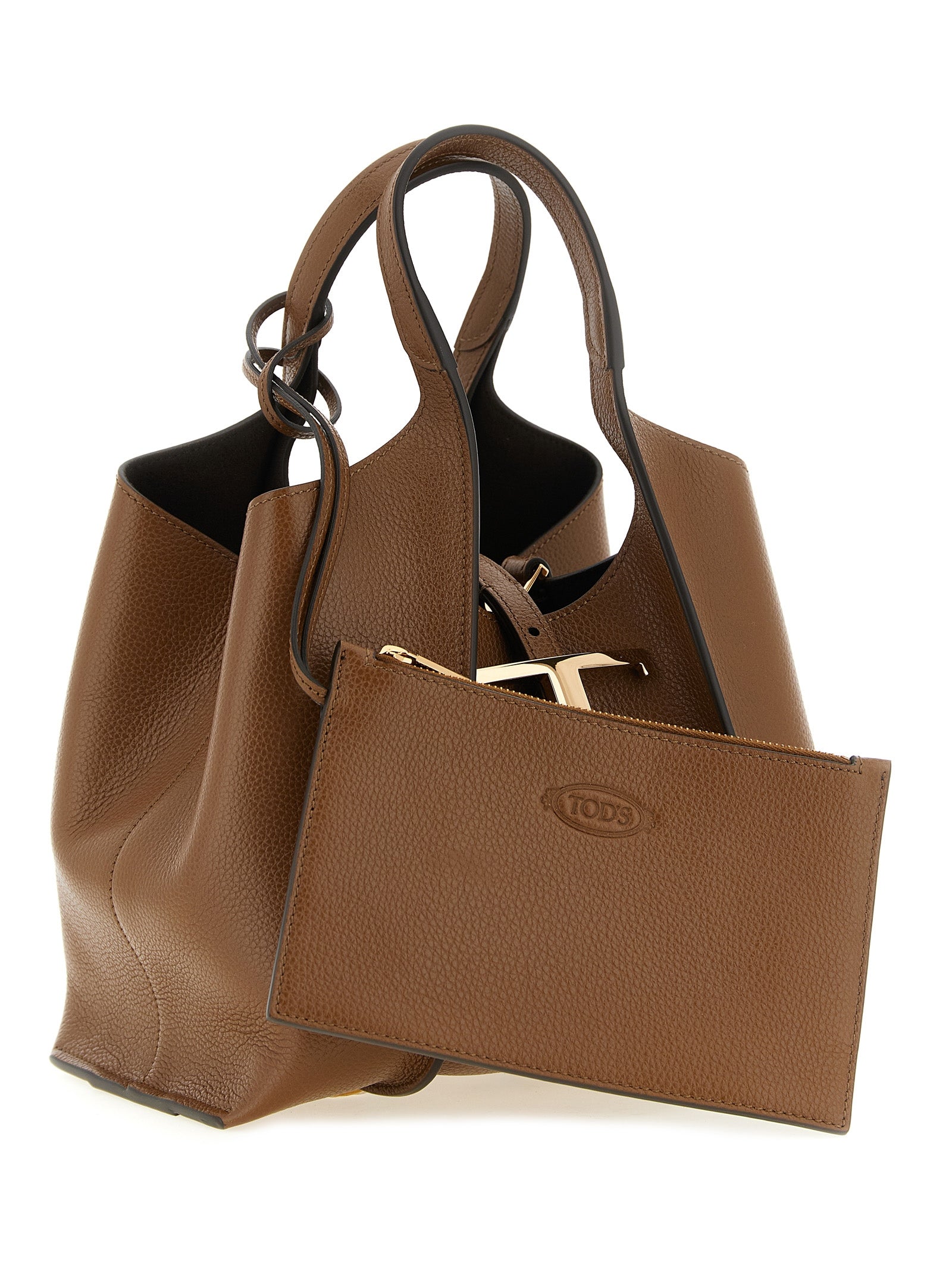 Tod's Brown Calfskin Women's Handbag