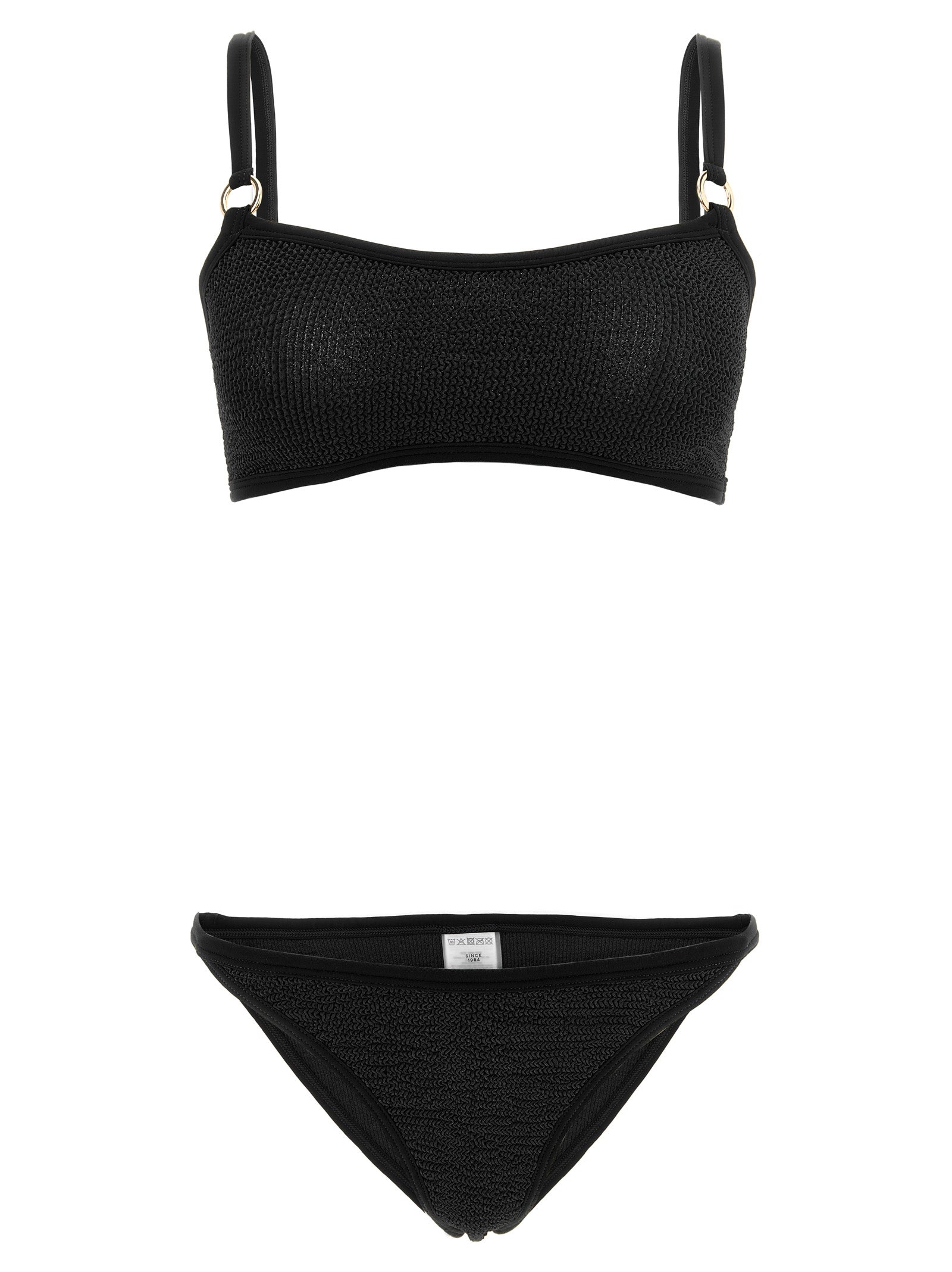 Hunza G Black Polyamide Women's Bikini