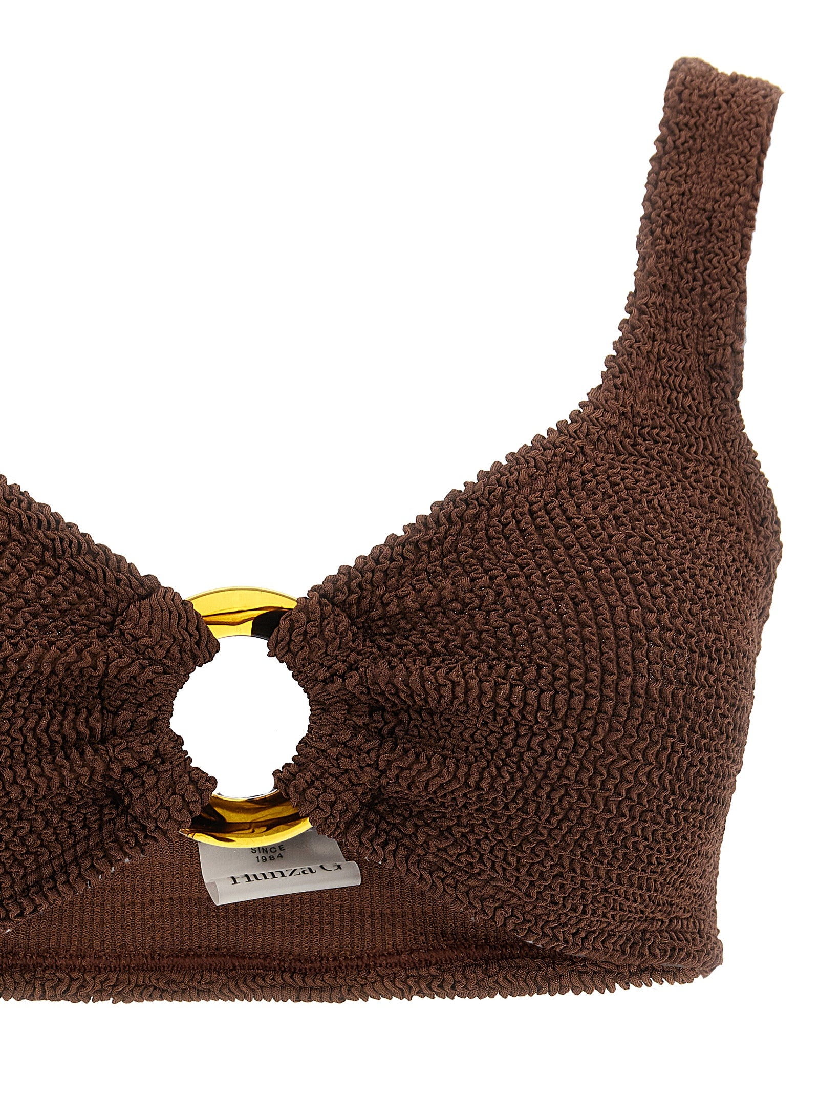 Hunza G Brown Polyamide Women's Bikini