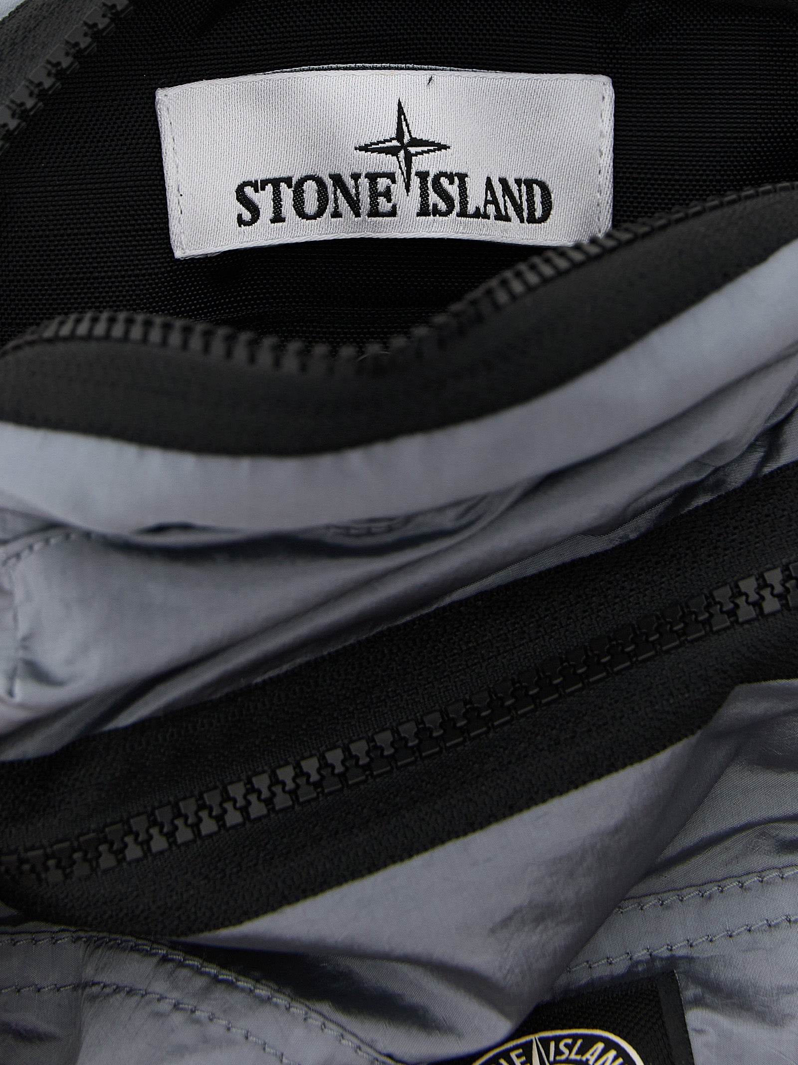 Stone Island Gray Polyamide Crossbody Men's Bag