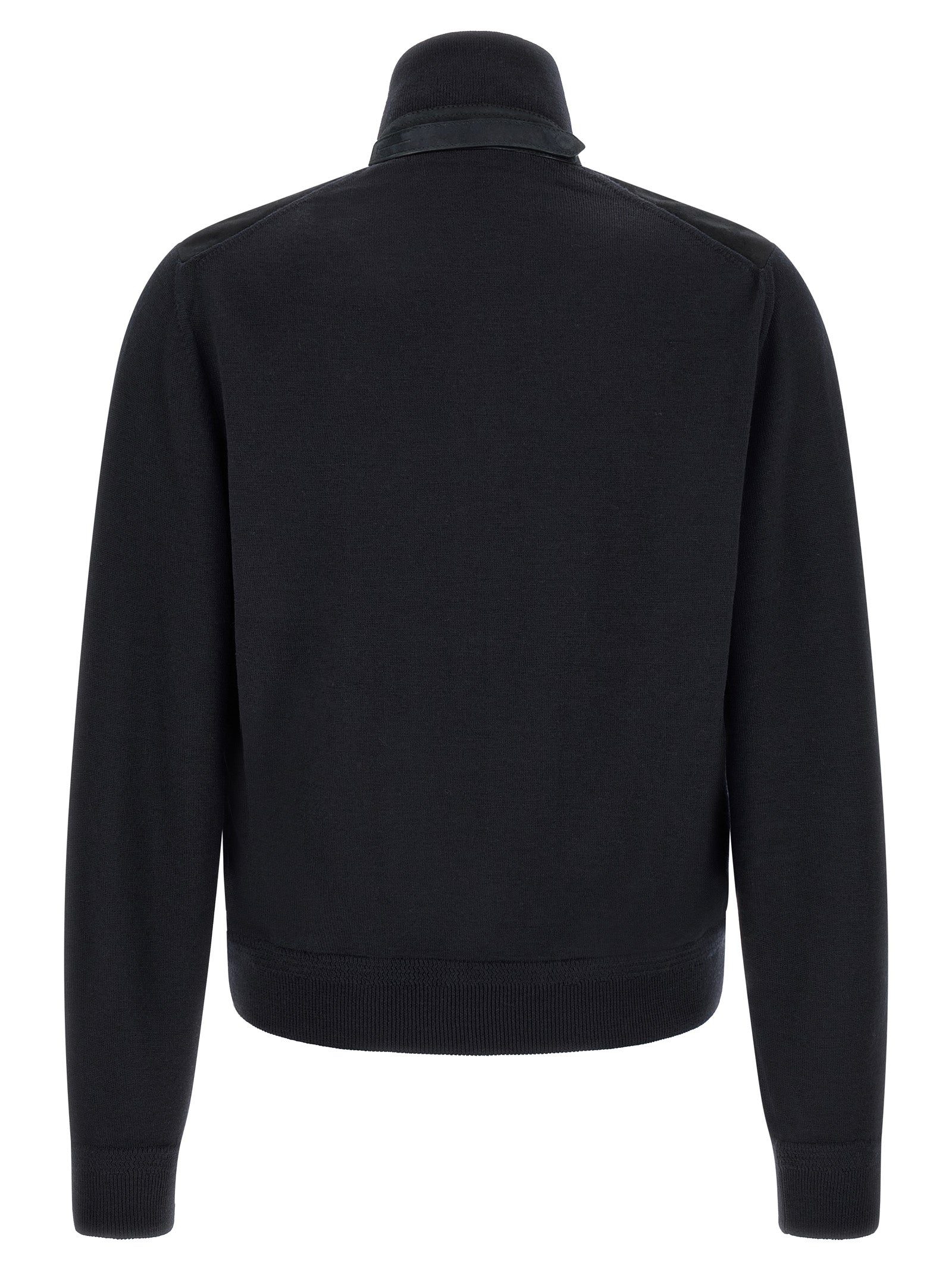 Tom Ford Blue Wool Men's Cardigan