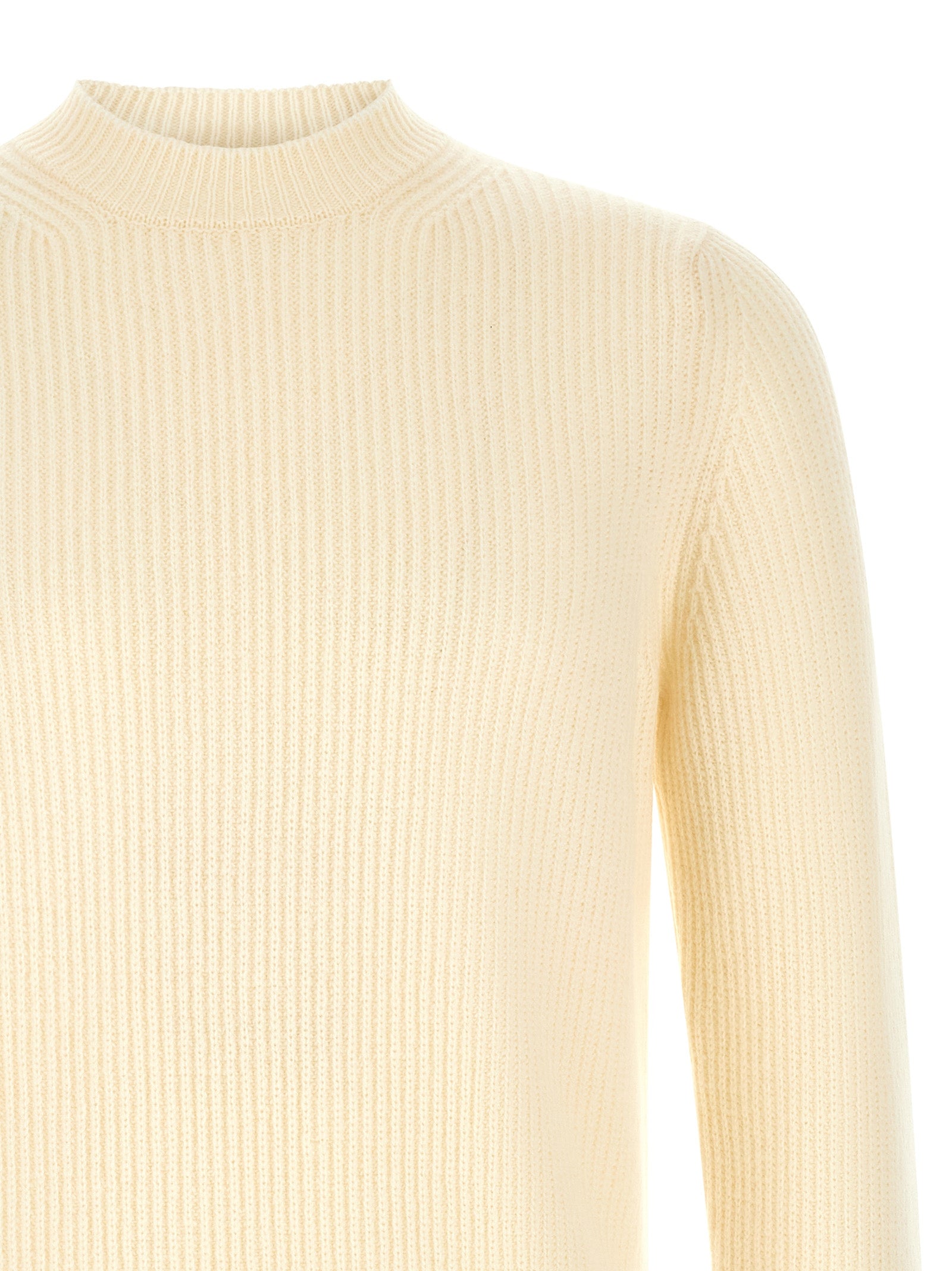 ZANONE White Virgin Wool Men's Cardigan